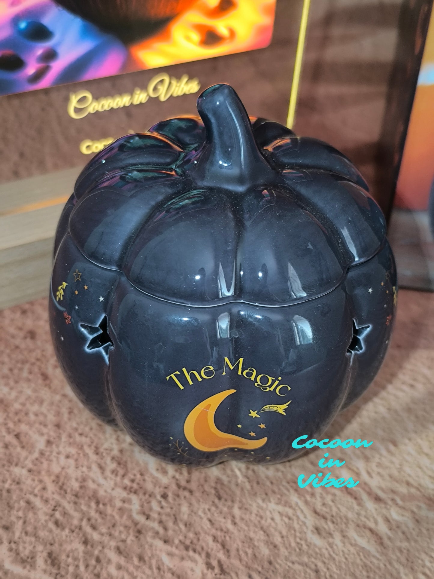 Brûleur Citrouille Bleu Nuit – “The Magic is in You”