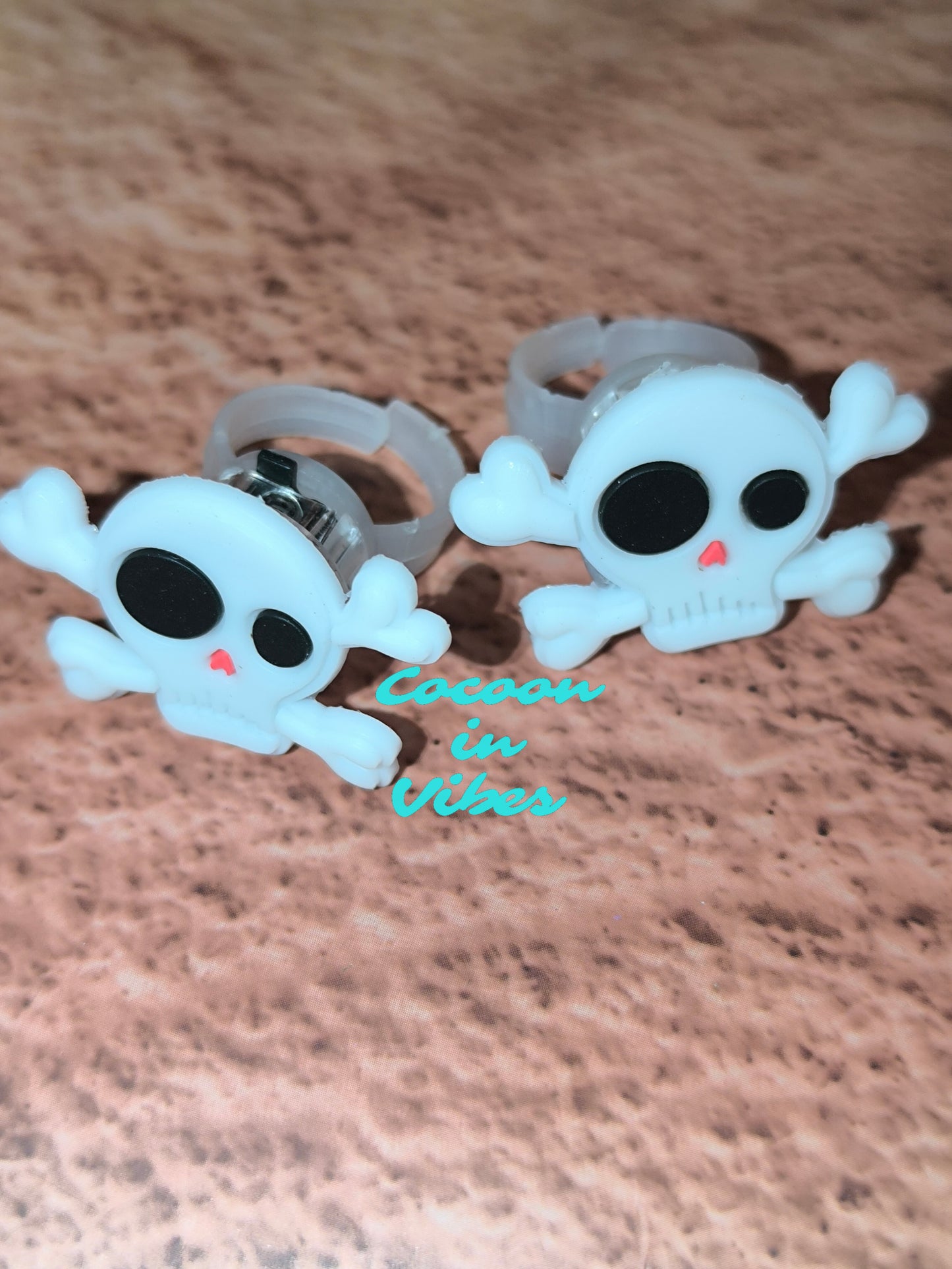 Bagues lumineuses spéciales Halloween