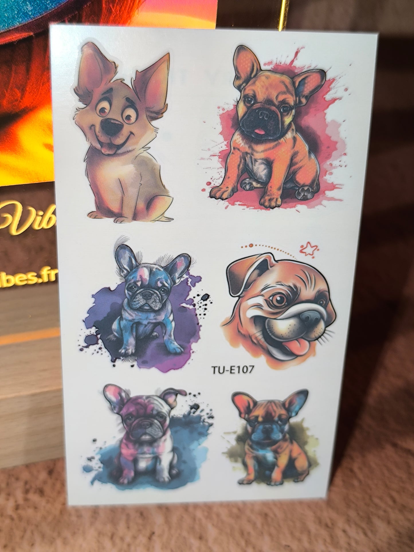 Tatouages Éphémères Aquarelle – Chats & Chiens tout en douceur