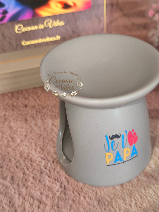 Brûleur Beau Gosse Fête des Pères + 1 Fondant OFFERT – Pièce unique, création artisanale Cocoon in Vibes