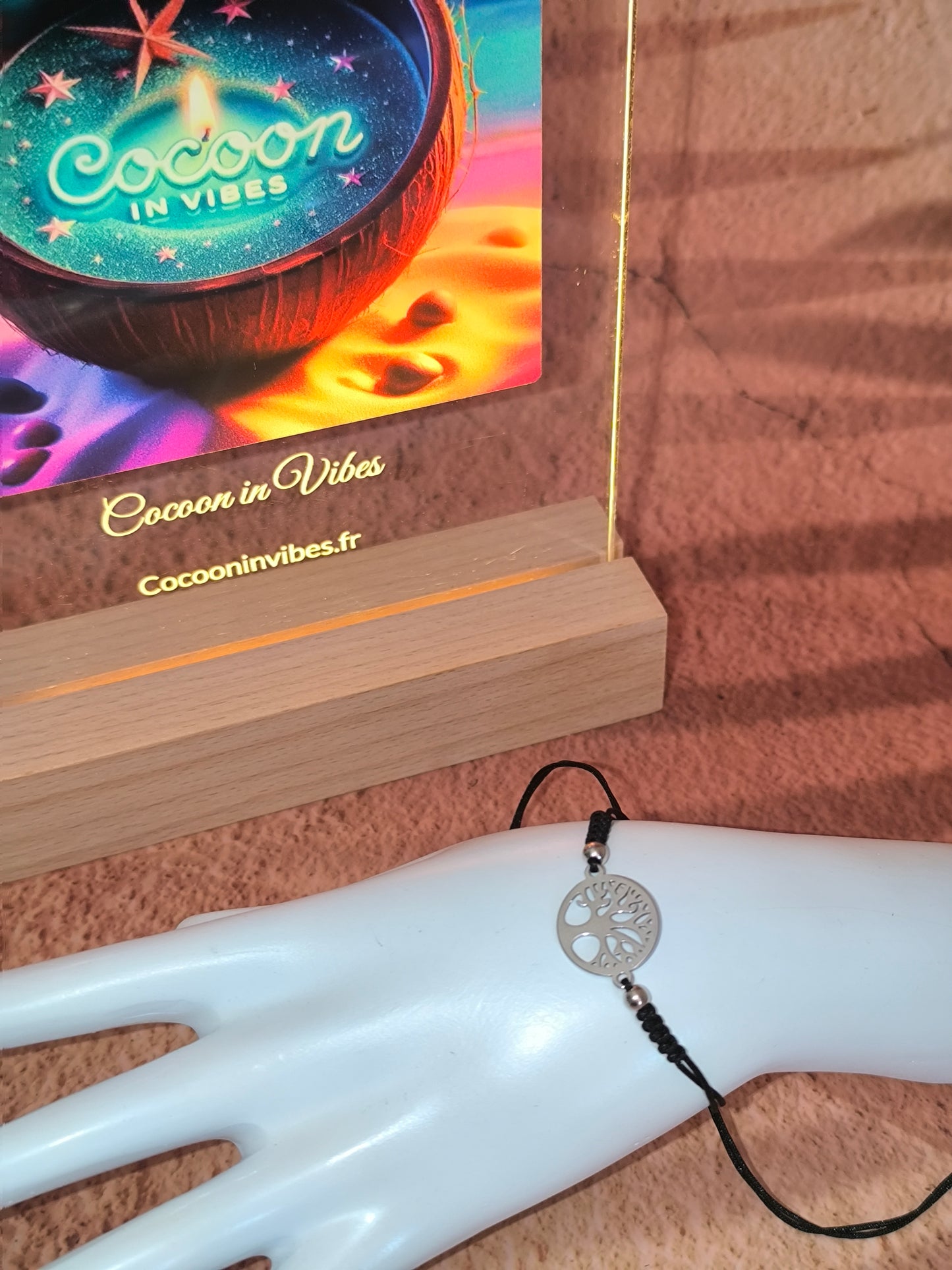 Bracelet Plaque finement Découpée en acier inoxydable – Petit Trésor à Porter