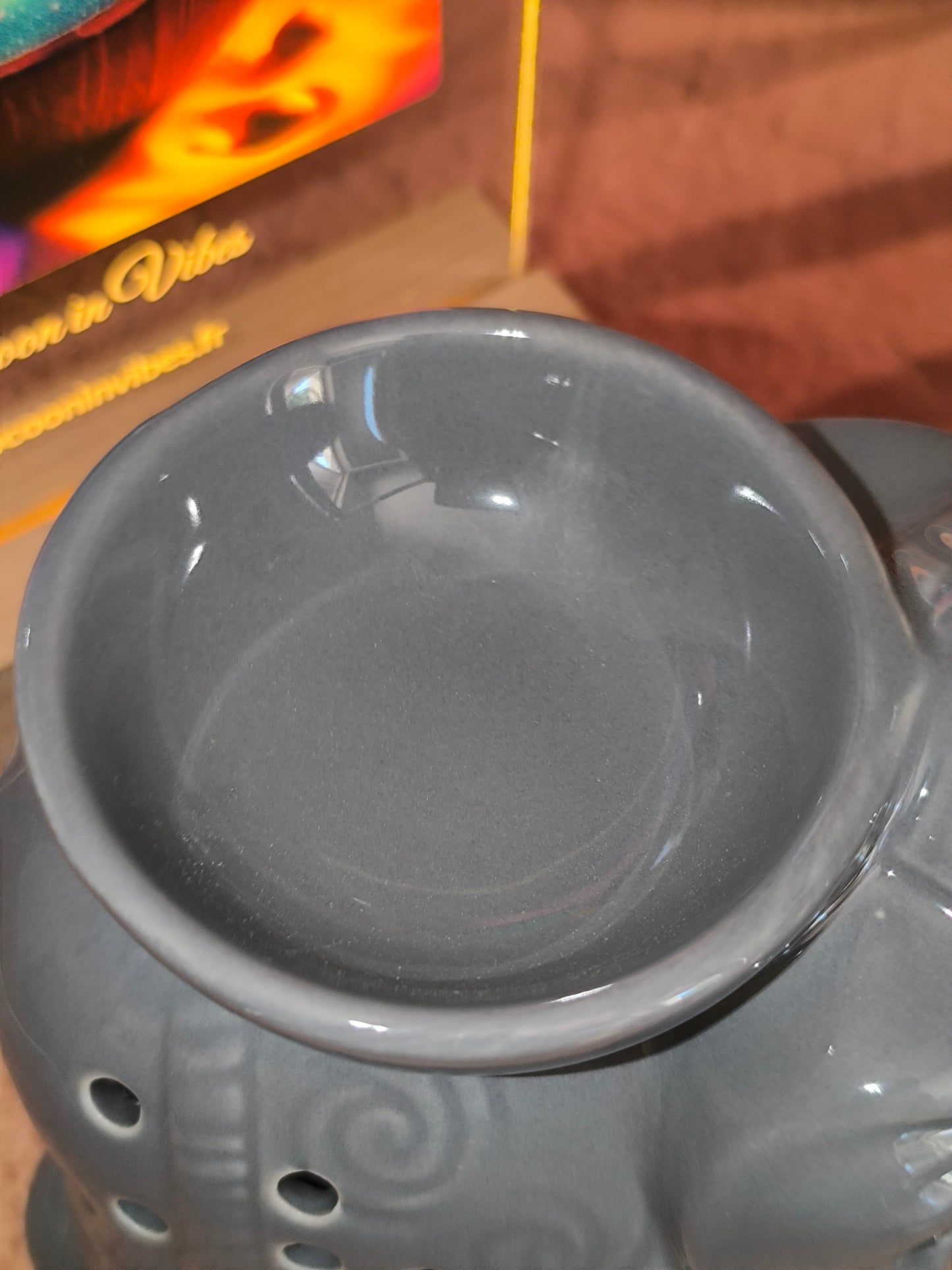 Brûleur en Céramique Gris – Modèle Tandor Éléphant
