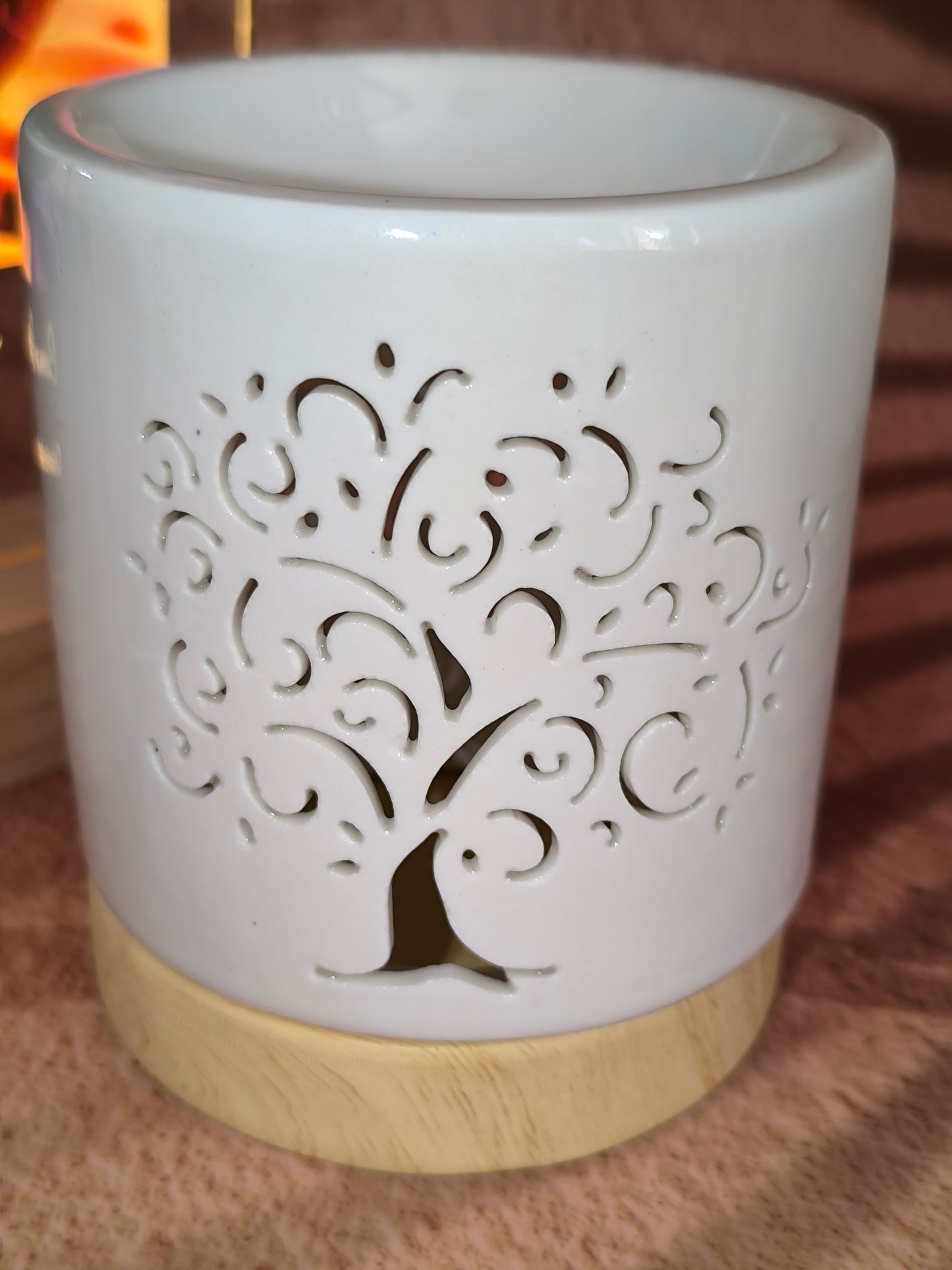 Brûleur en Céramique – Arbre de Vie