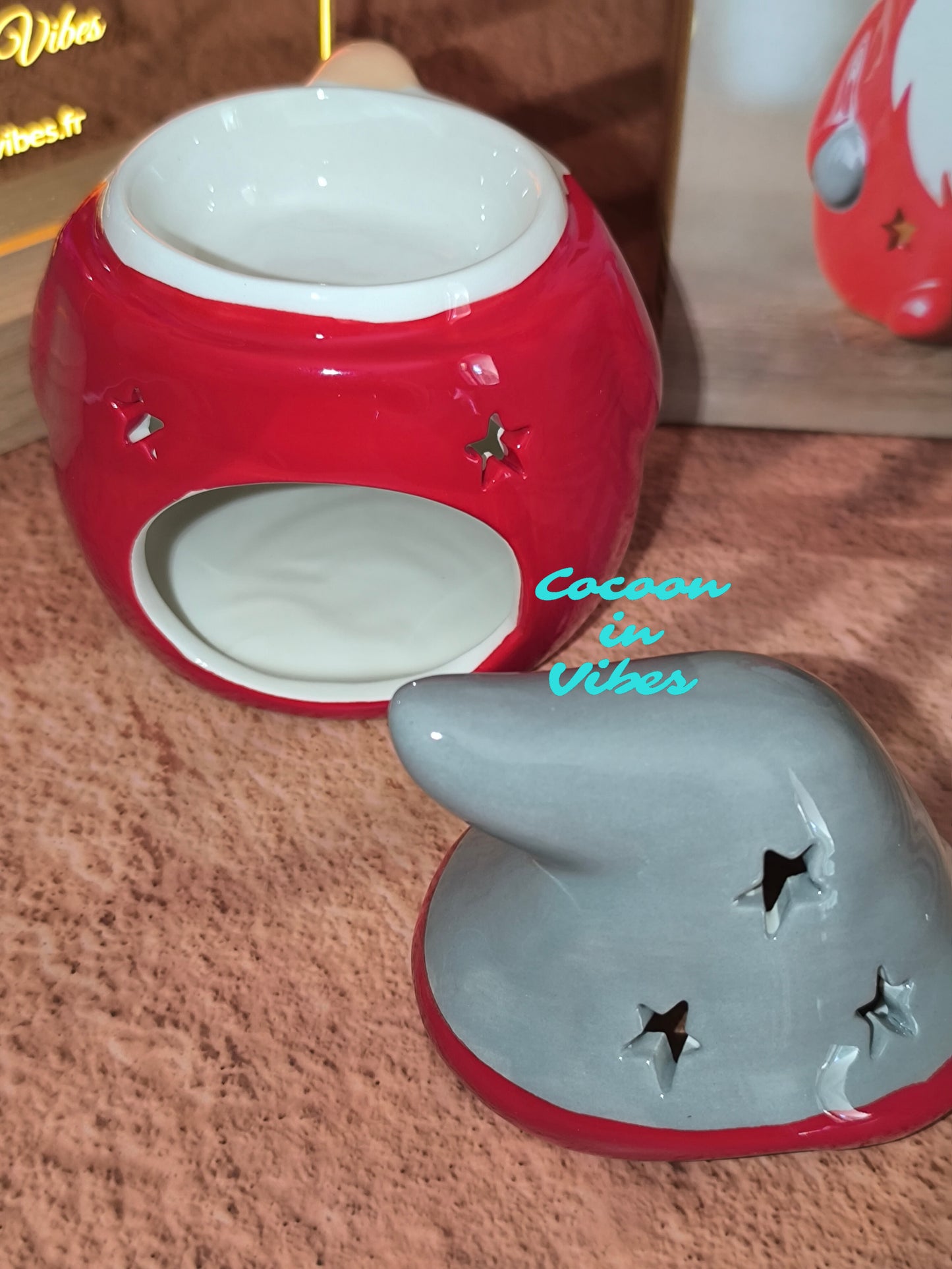 Brûleur Gnome de Noël – Le Gardien des Fondants