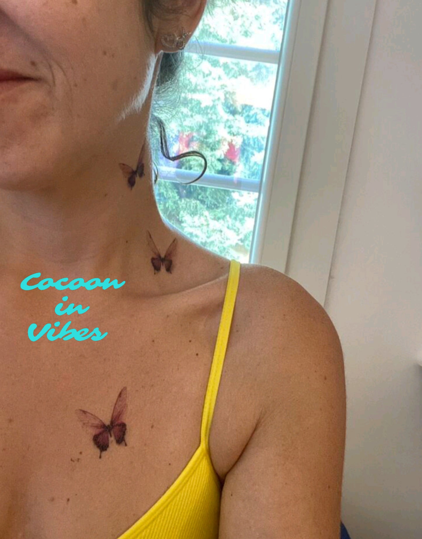Tatouages Éphémères Papillons Ombrés – Légèreté et Poésie en 3D