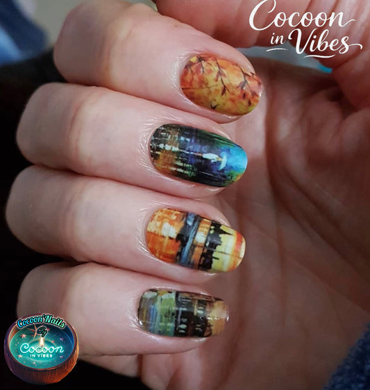 Cocoon’Nails Promenades d'Automne – Vernis Autocollant Kit Complet