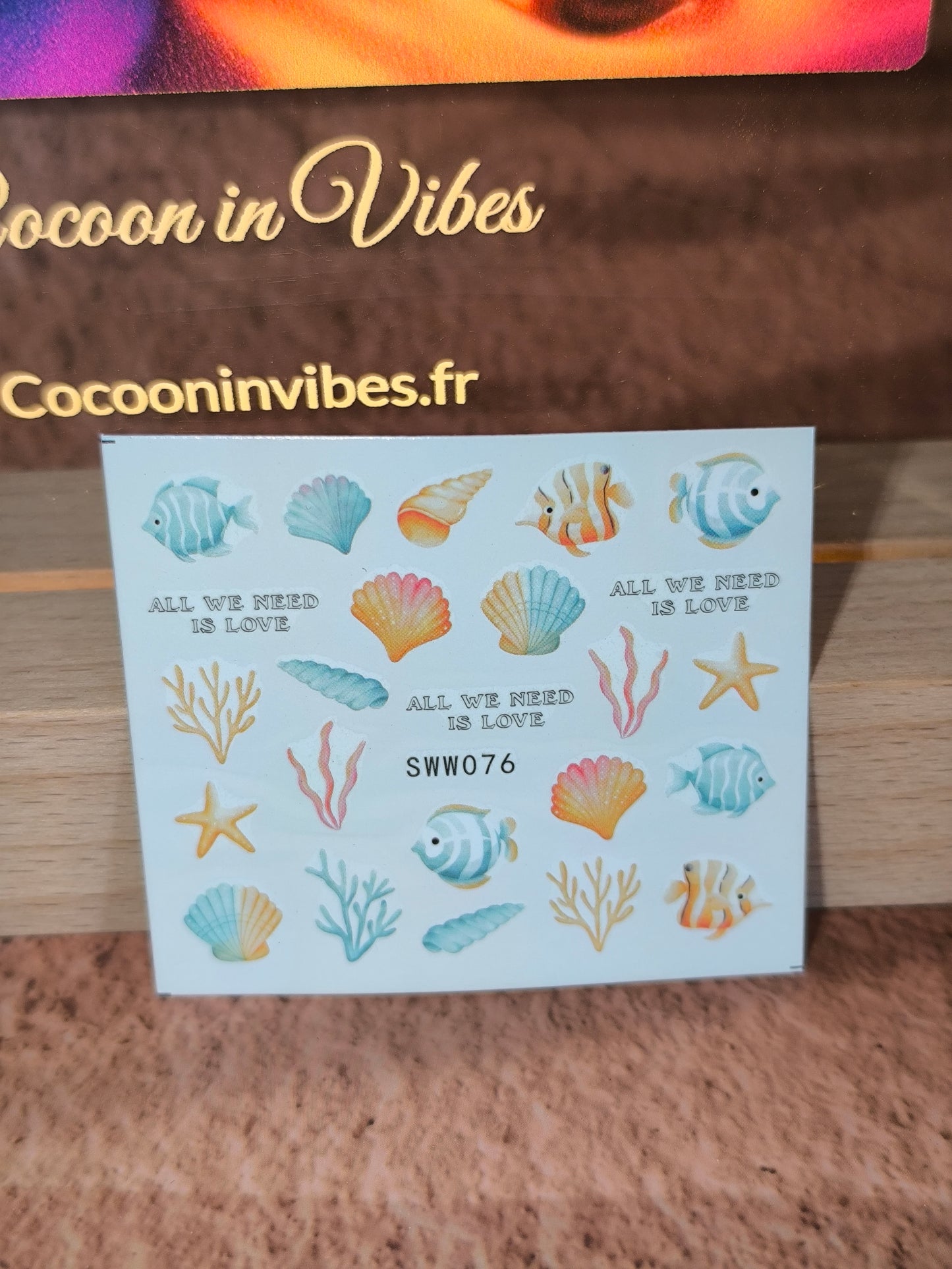 Stickers Ongles Coquillages & Animaux Marins - Un océan de beauté… au bout des doigts