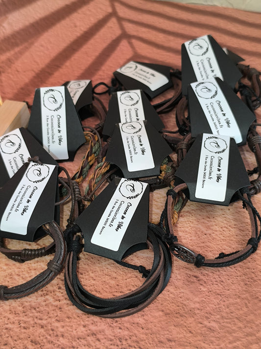 Bracelets Homme Cuir Synthétique