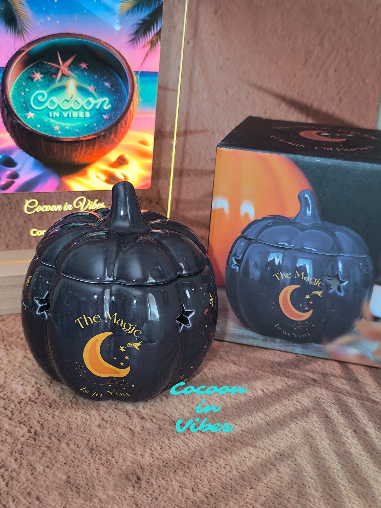 Brûleur Citrouille Bleu Nuit – “The Magic is in You”
