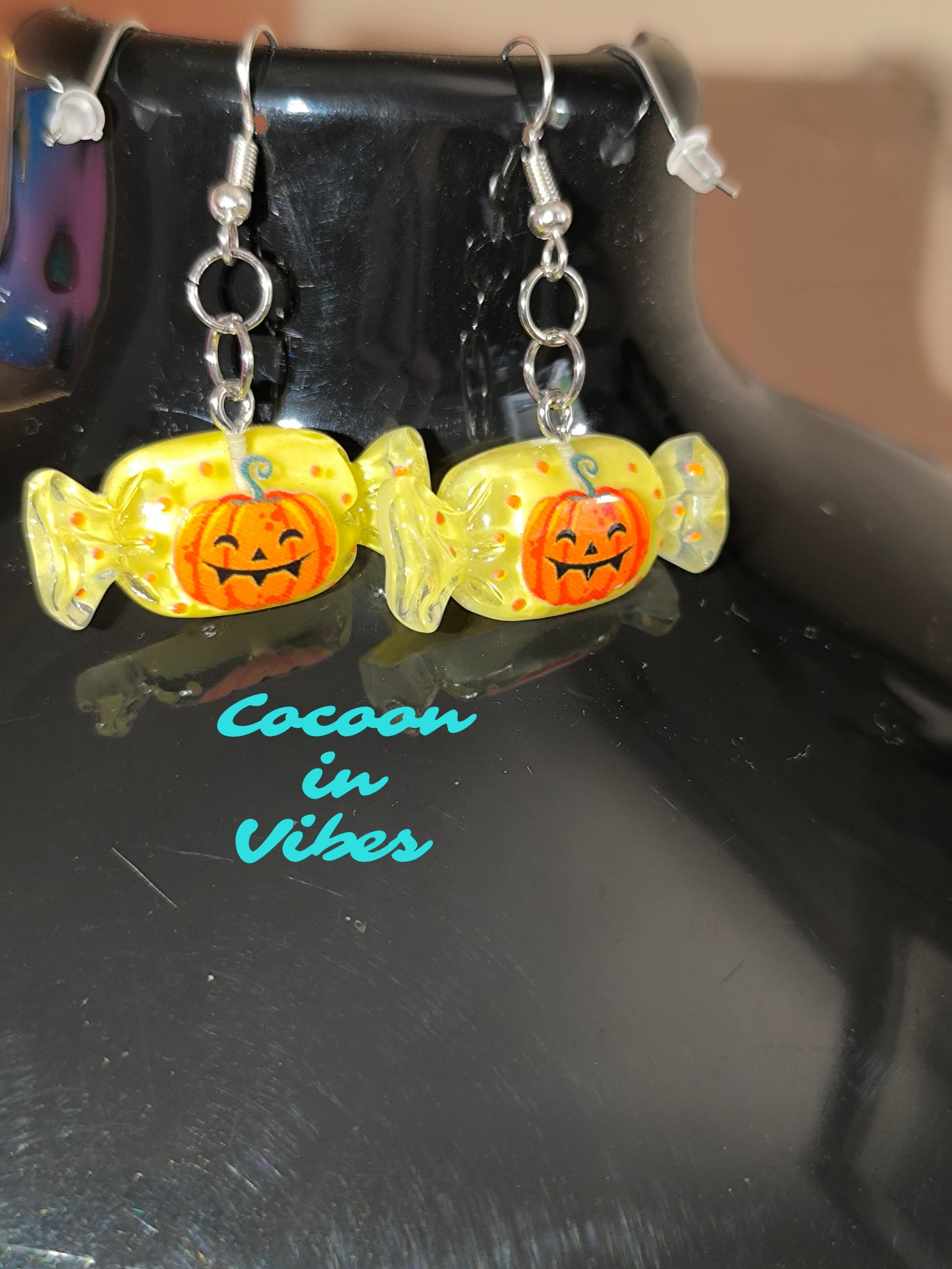 Boucles d’oreilles Halloween – Bonbons enchantés - En acier inoxydable 316 hypoallergénique