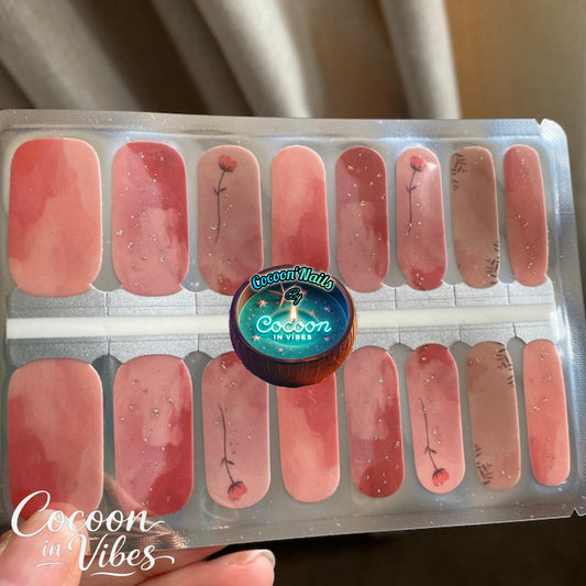 Cocoon’Nails Douceur Terracotta – Vernis Autocollant Kit Complet
