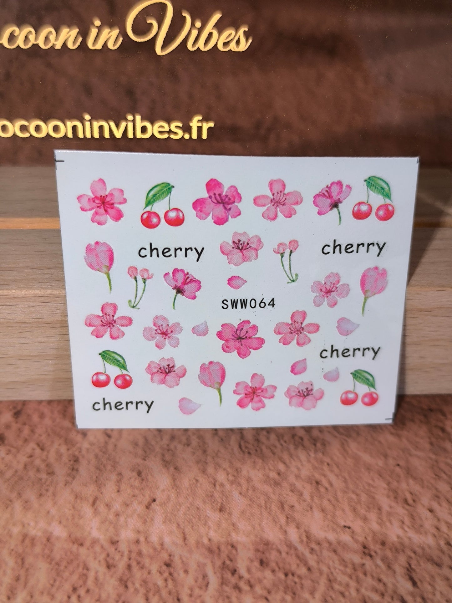 Stickers Ongles Fleurs & Cerises - Quand le printemps fleurit… jusque sur vos ongles