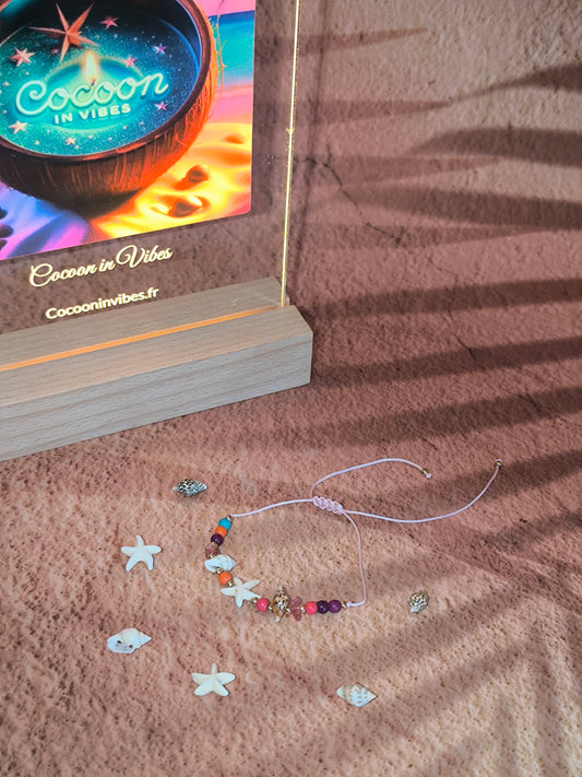 Bracelets Esprit Océan & Plage - Perles, coquillages et Etoile