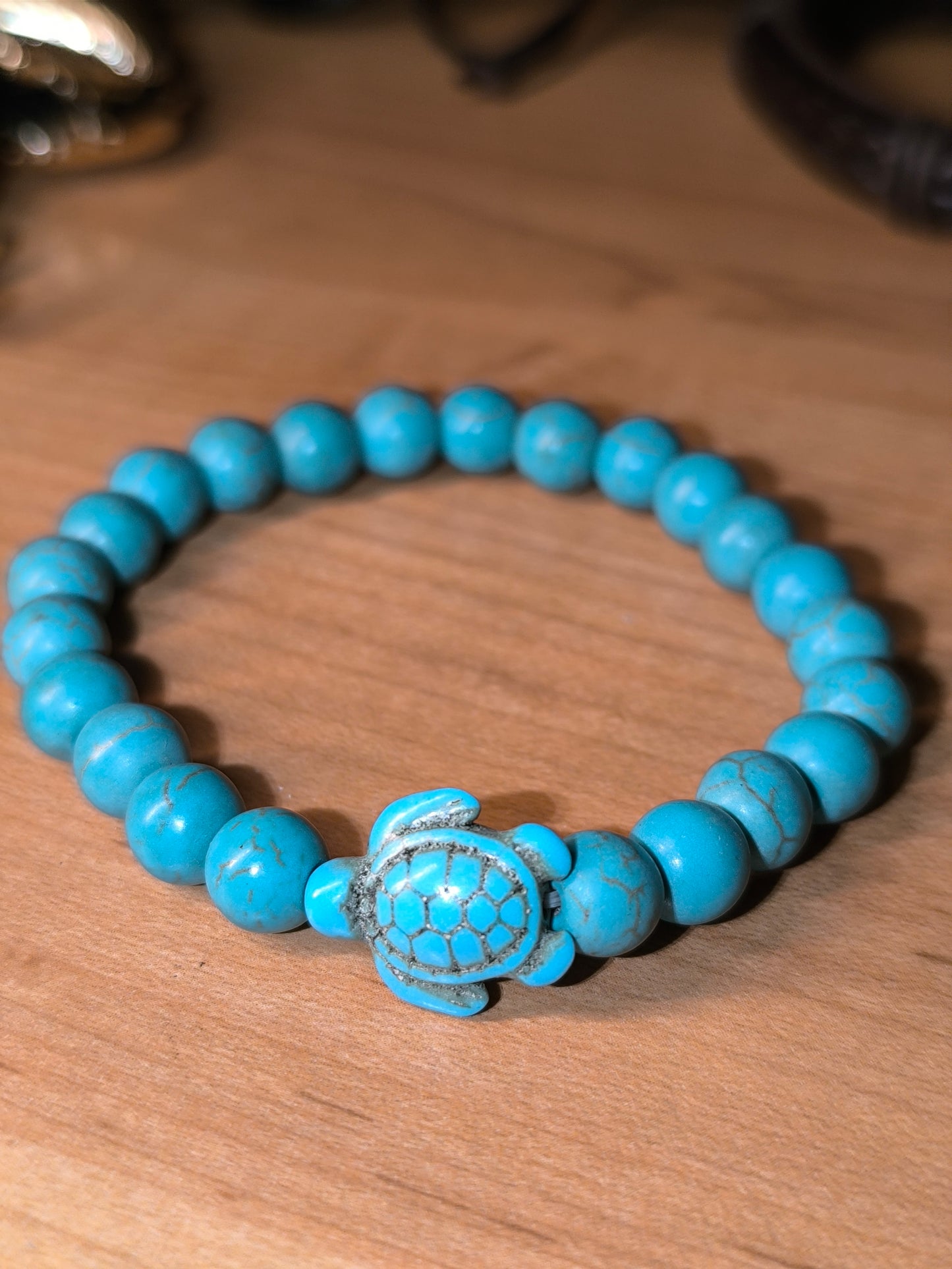 Bracelet pierres & Tortue turquoise