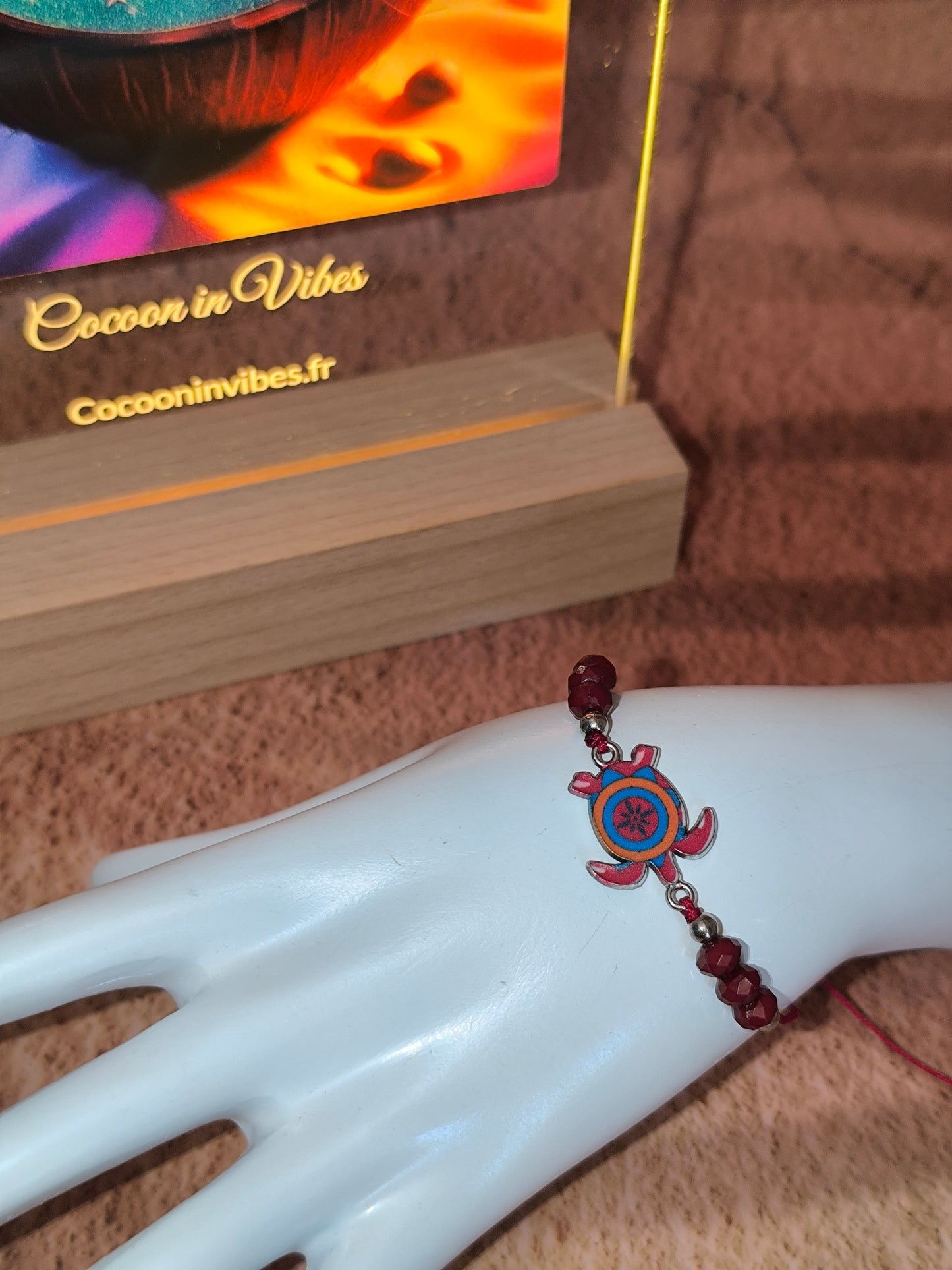 Bracelet Enfant Tortue Colorée – Esprit Plage & Aventure