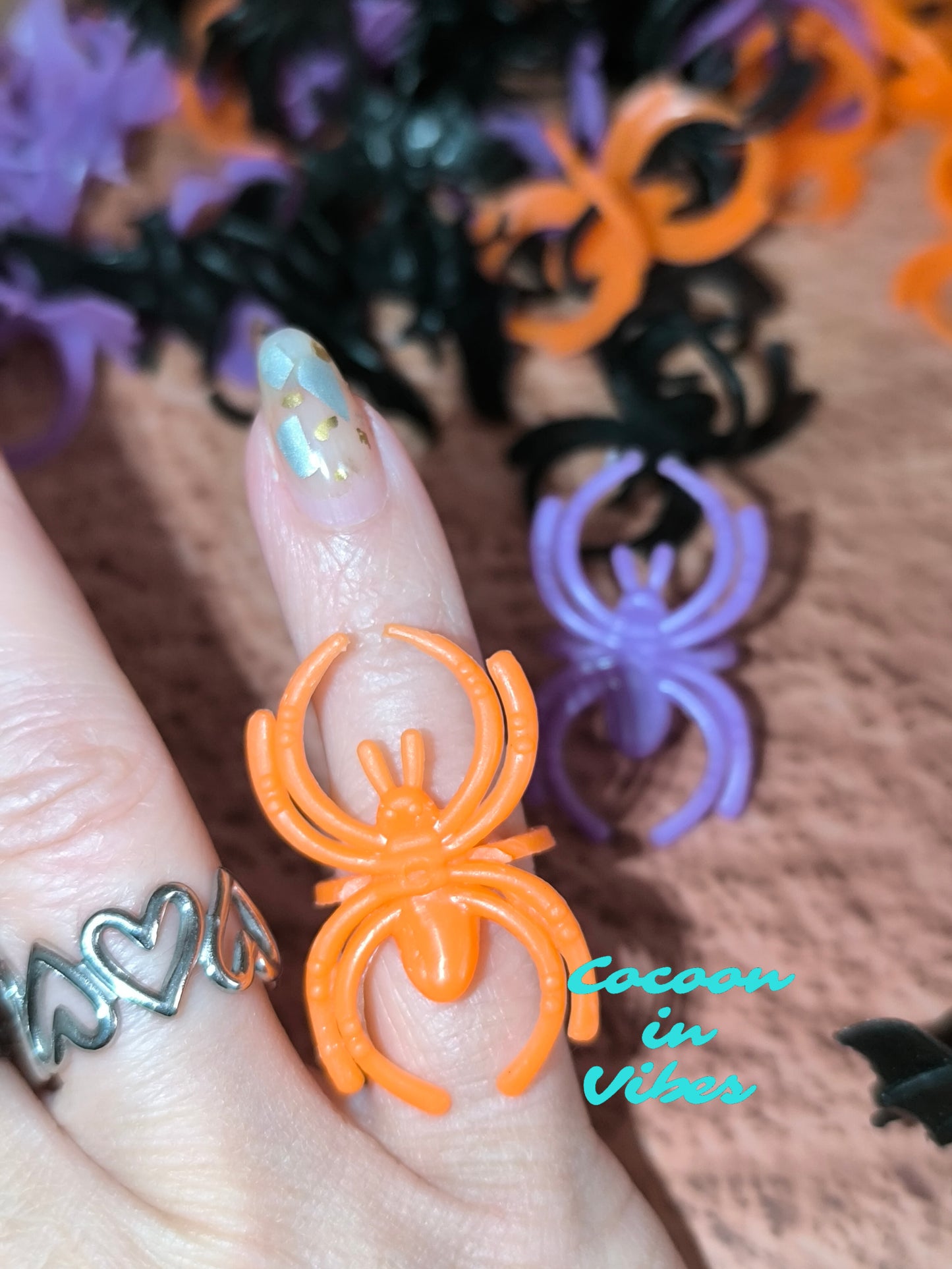 Bagues d’Halloween – Araignées & Chauves-souris