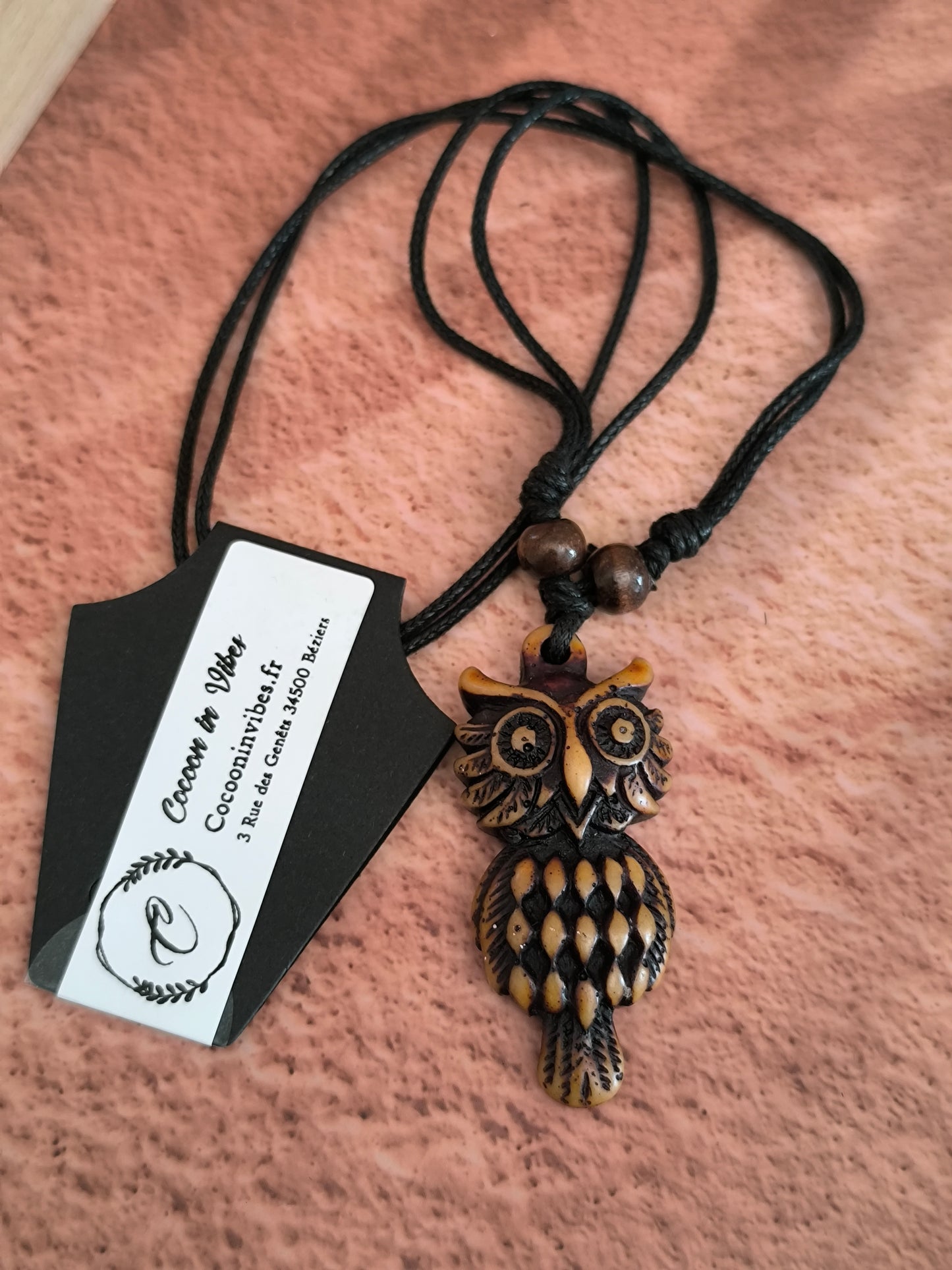 Collier Homme Bois & Résine