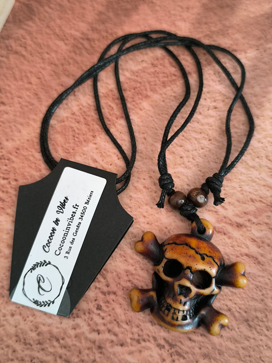 Collier Homme Bois & Résine