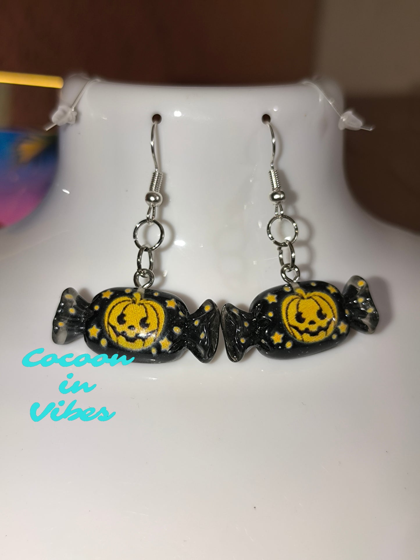 Boucles d’oreilles Halloween – Bonbons enchantés - En acier inoxydable 316 hypoallergénique