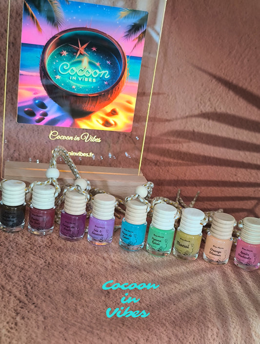 Brise Nacrée - Diffuseur Voiture Atypique qui s'illumine dans le noir