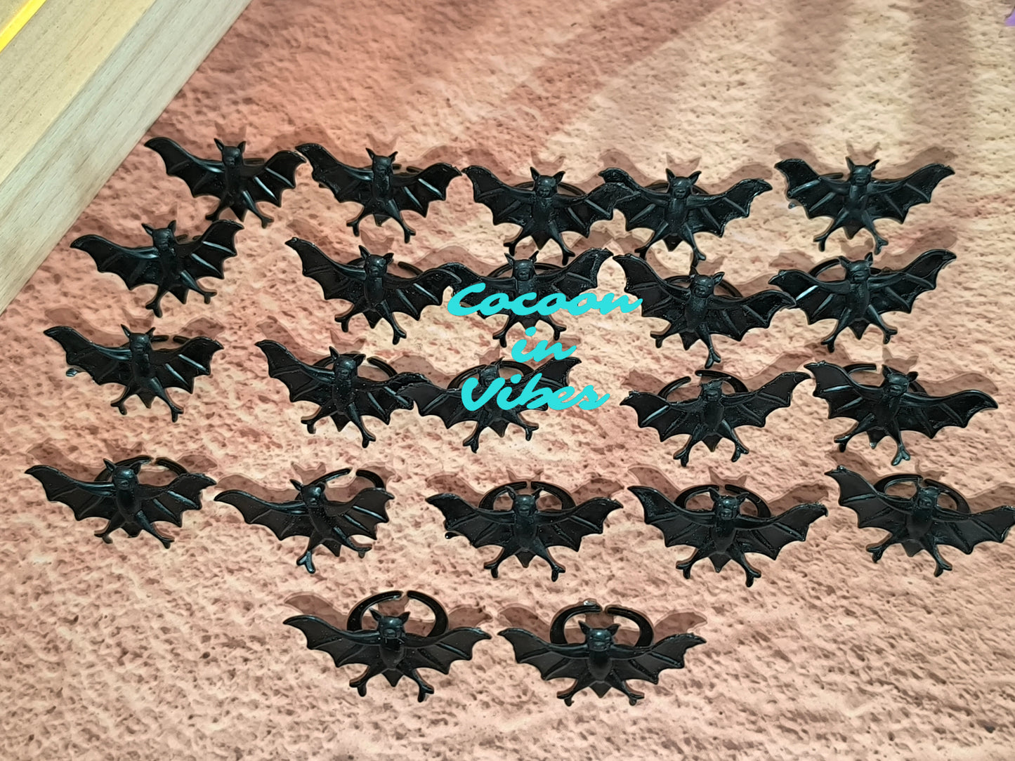 Bagues d’Halloween – Araignées & Chauves-souris