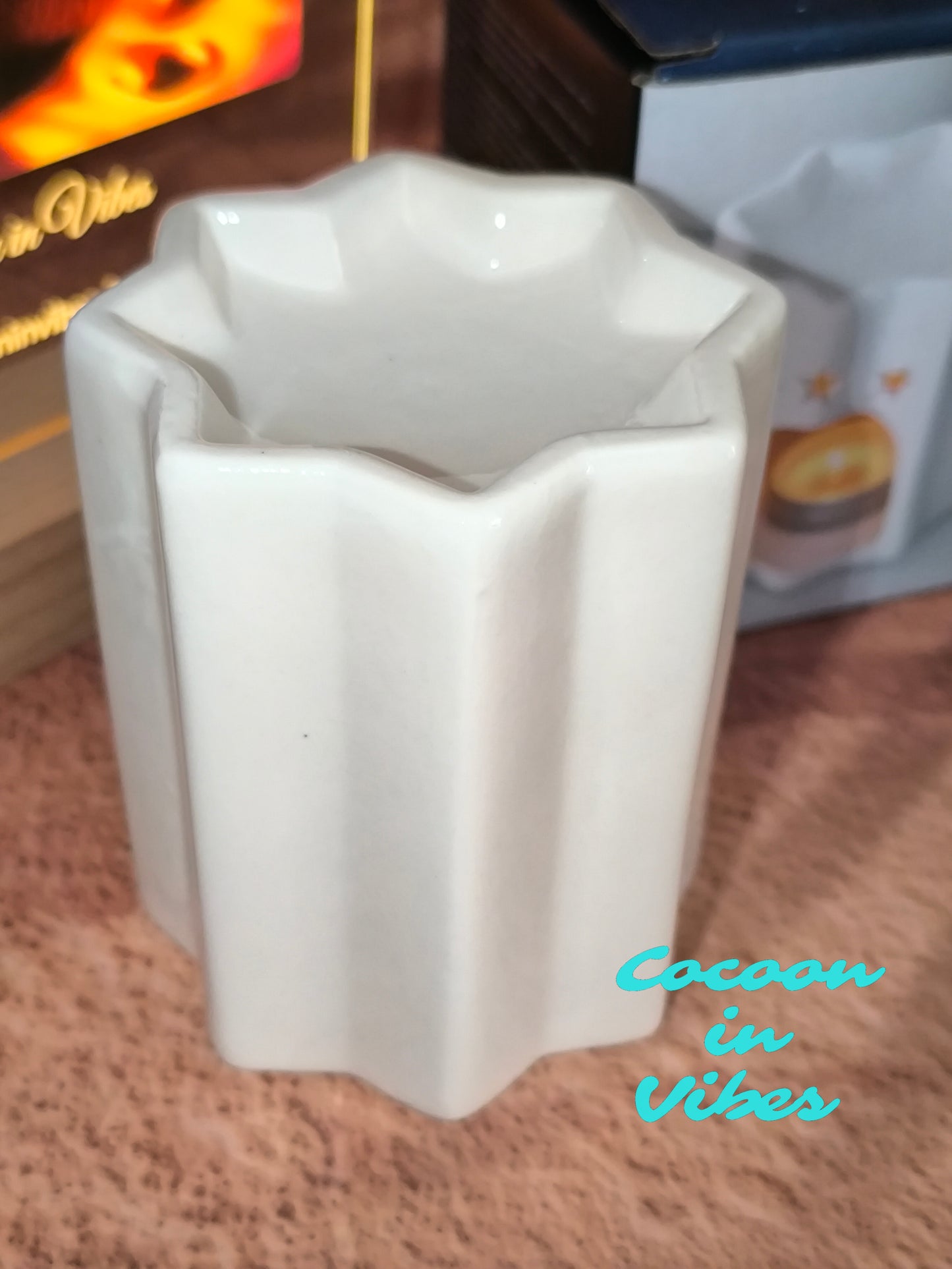 Brûleur Étoile Blanche – Lueur d’Harmonie