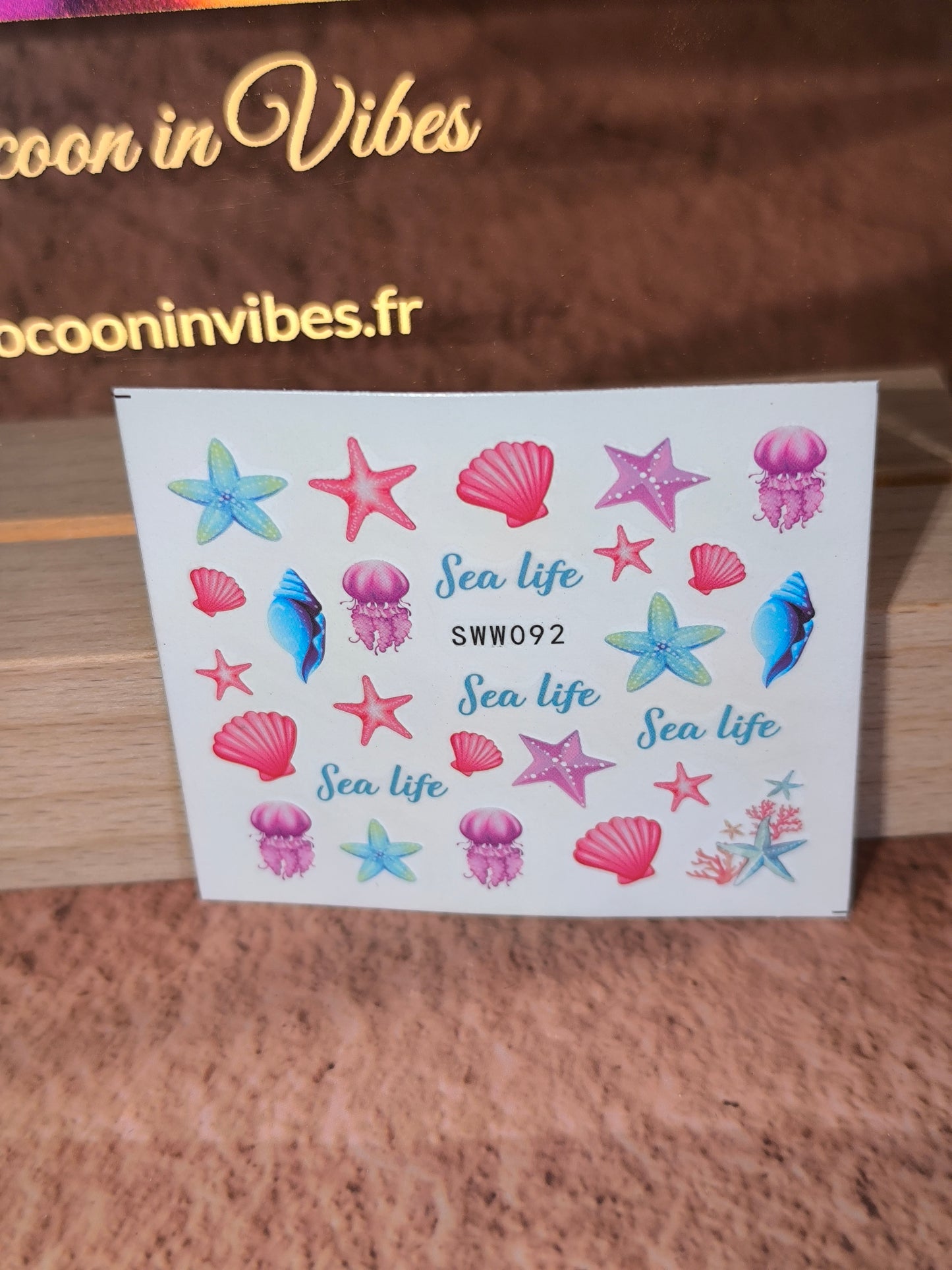 Stickers Ongles Coquillages & Animaux Marins - Un océan de beauté… au bout des doigts