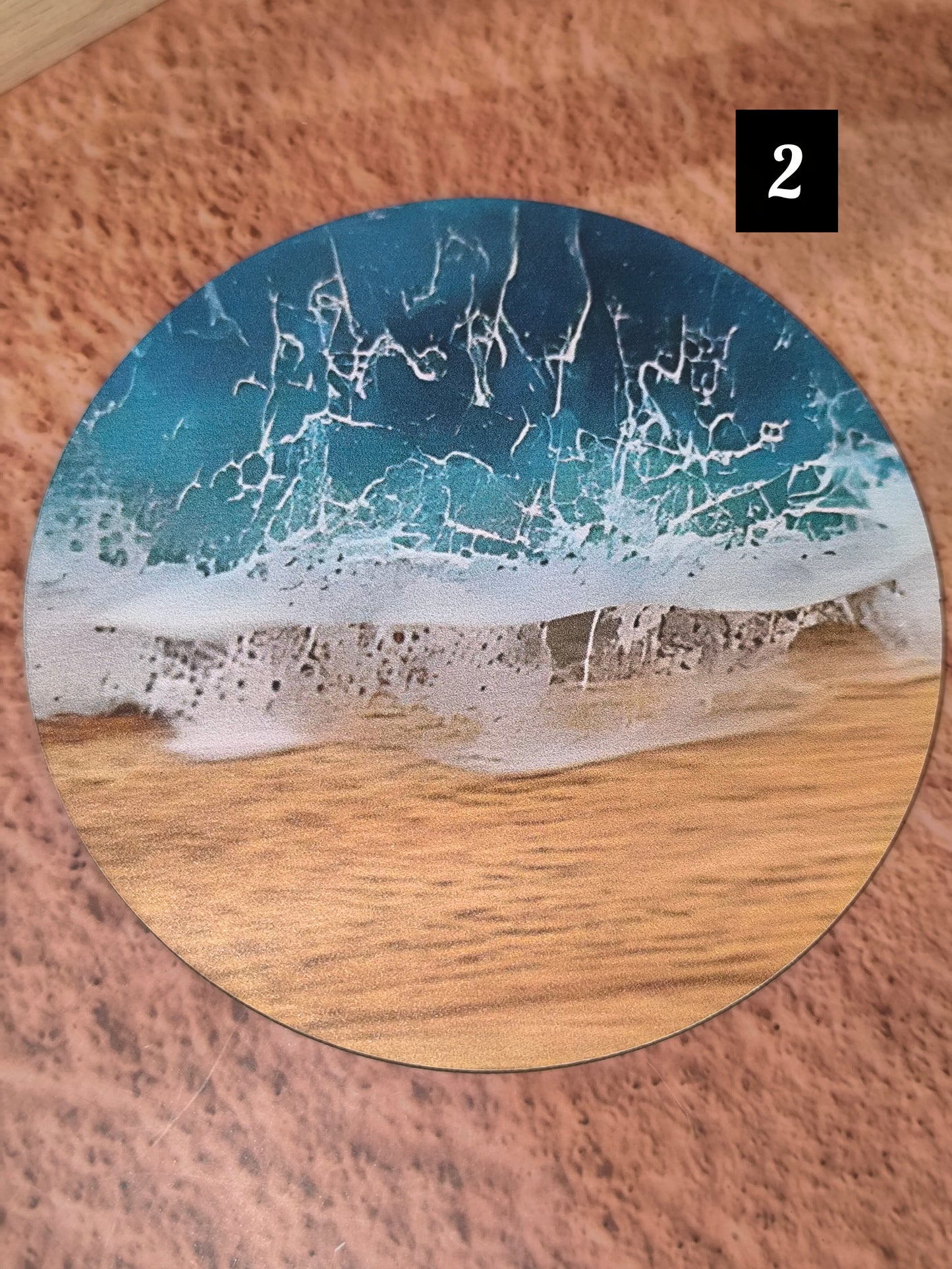 Dessous de Tasse "Éclats d’Océan" – L’art de prendre le large… dès la première gorgée