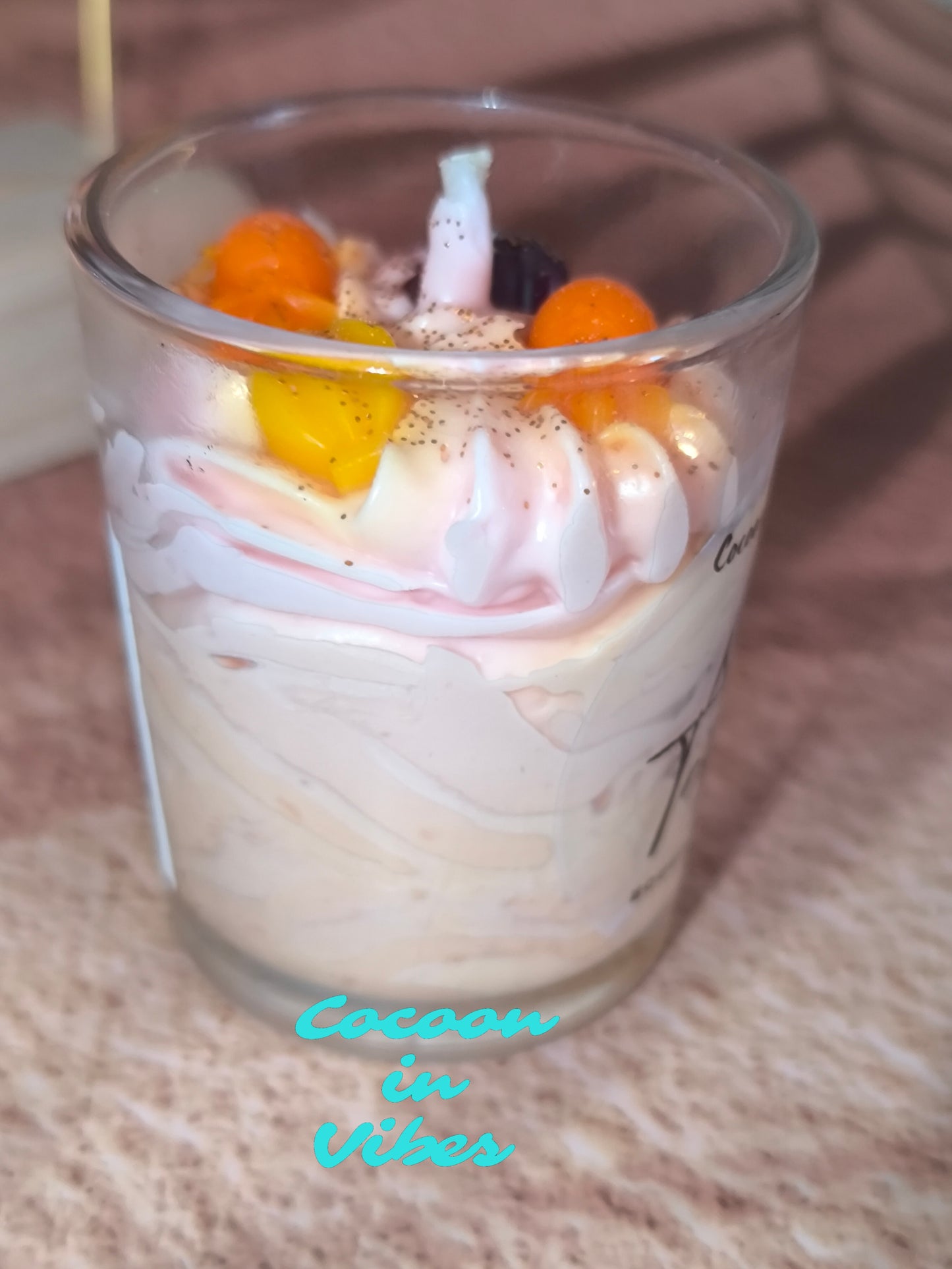 Bougie Gourmande Artisanale – Rêve Tropical 70g