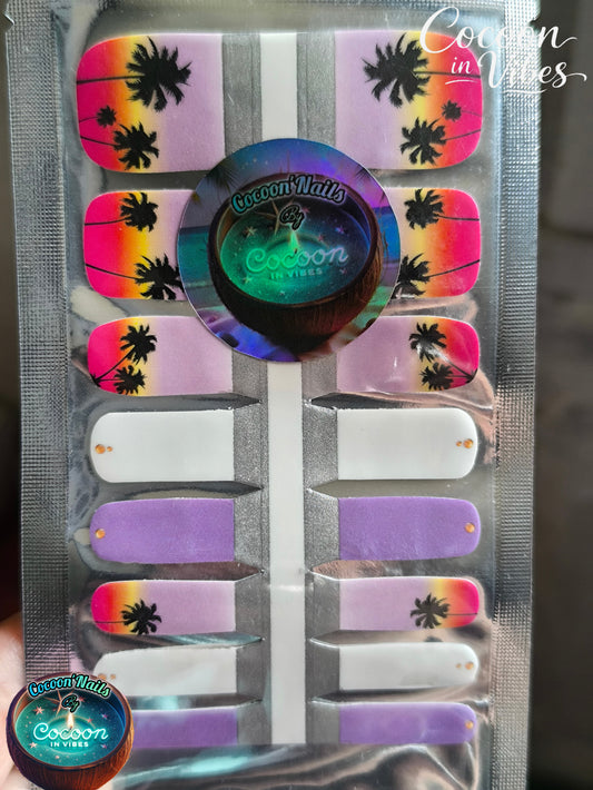 Cocoon’Nails – Tropical Sunset (Pédicure)