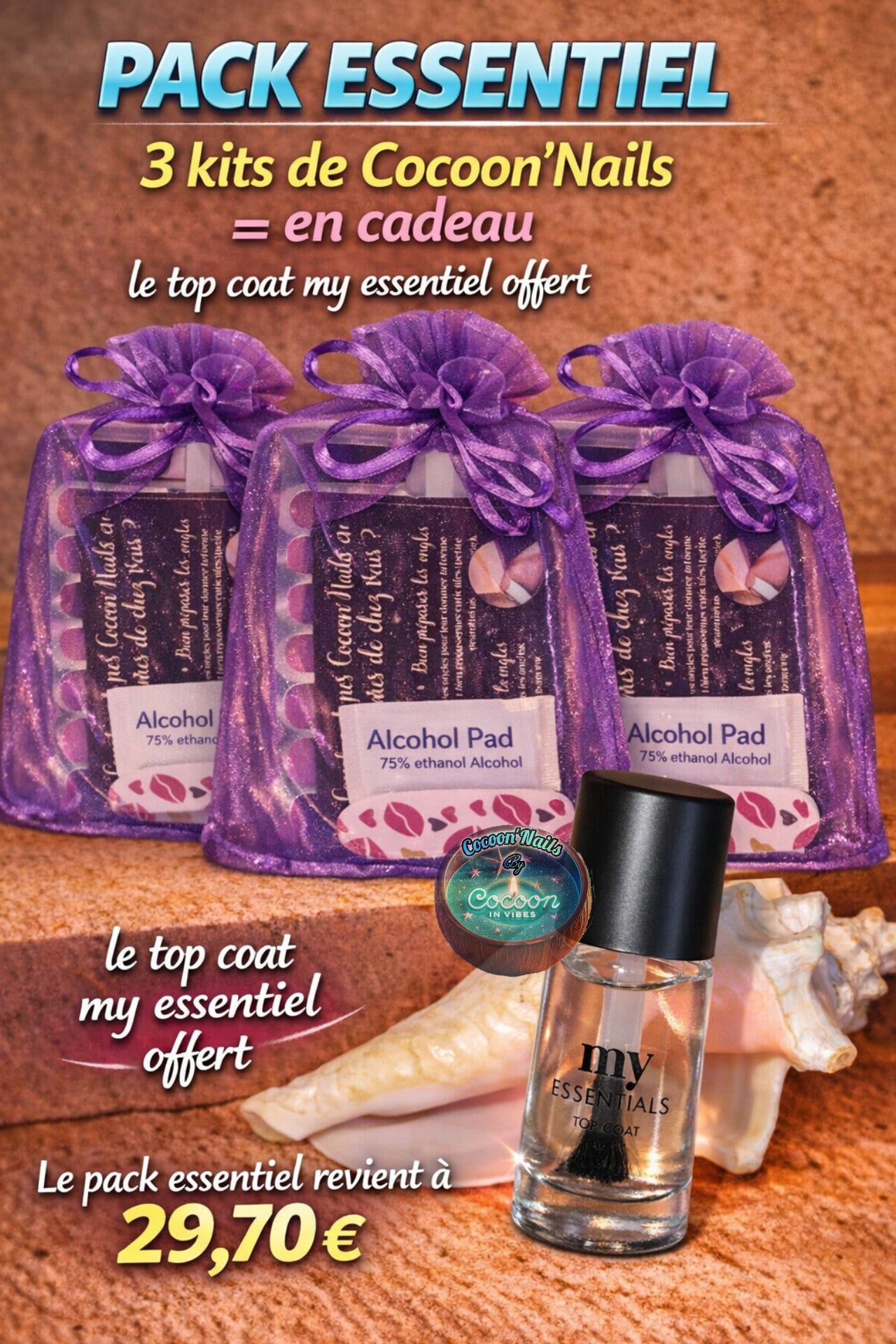 Pack Essentiel – Cocoon’Nails