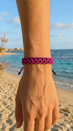 Bracelets en macramé artisanaux