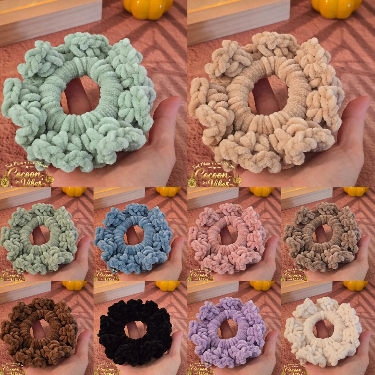Chouchou Froufrou Tout Doux XXL - Création artisanale au crochet Cocoon in Vibes