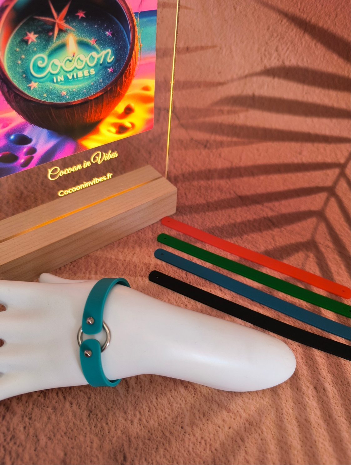 Bracelet Anneau + 5 bandes interchangeables