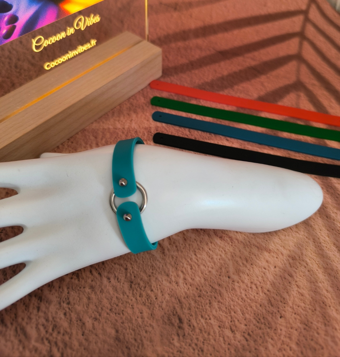 Bracelet Anneau + 5 bandes interchangeables
