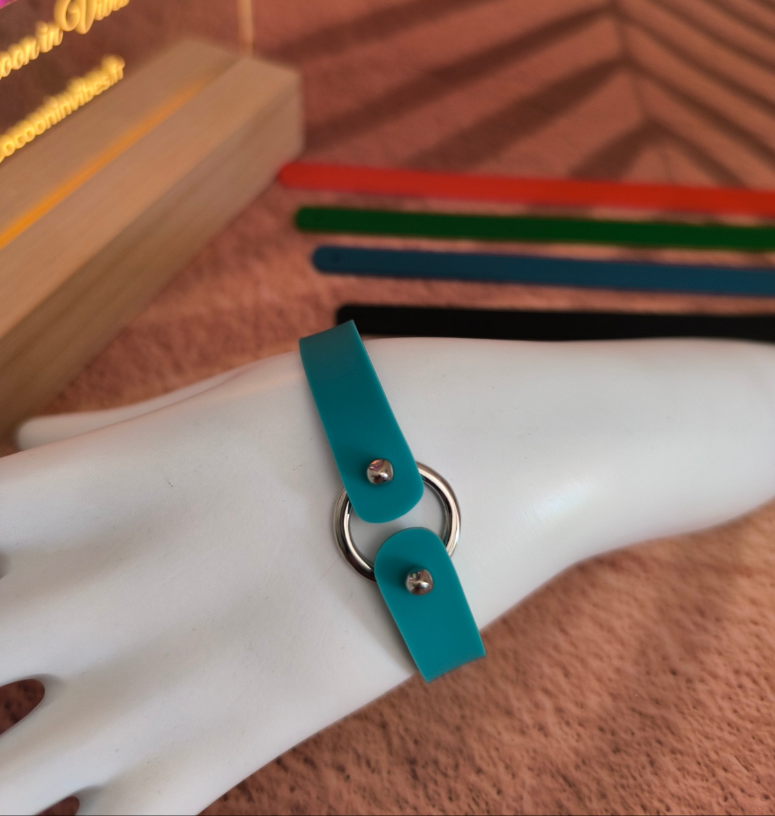 Bracelet Anneau + 5 bandes interchangeables