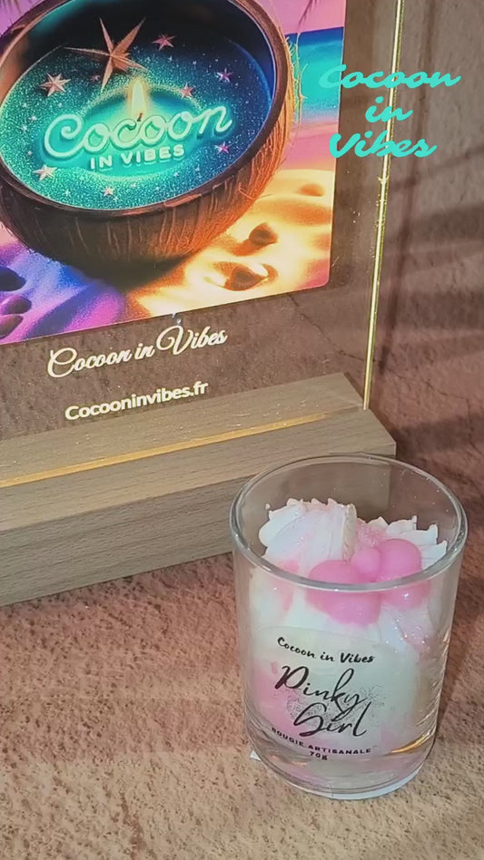 Bougie Gourmande Artisanale 70 g – Pinky Girl (dupe Viva la Juicy)