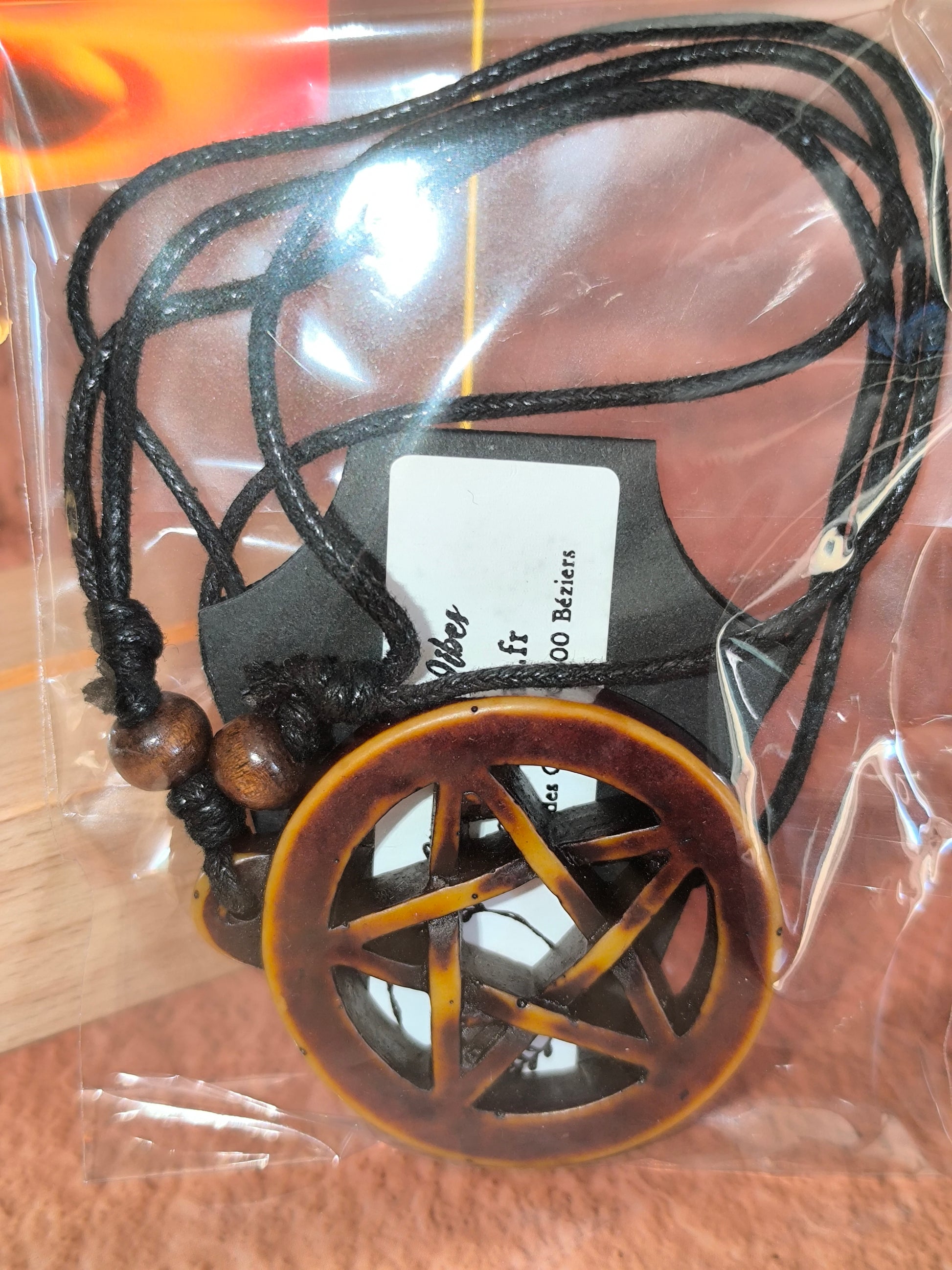 Collier Homme Bois & Résine
