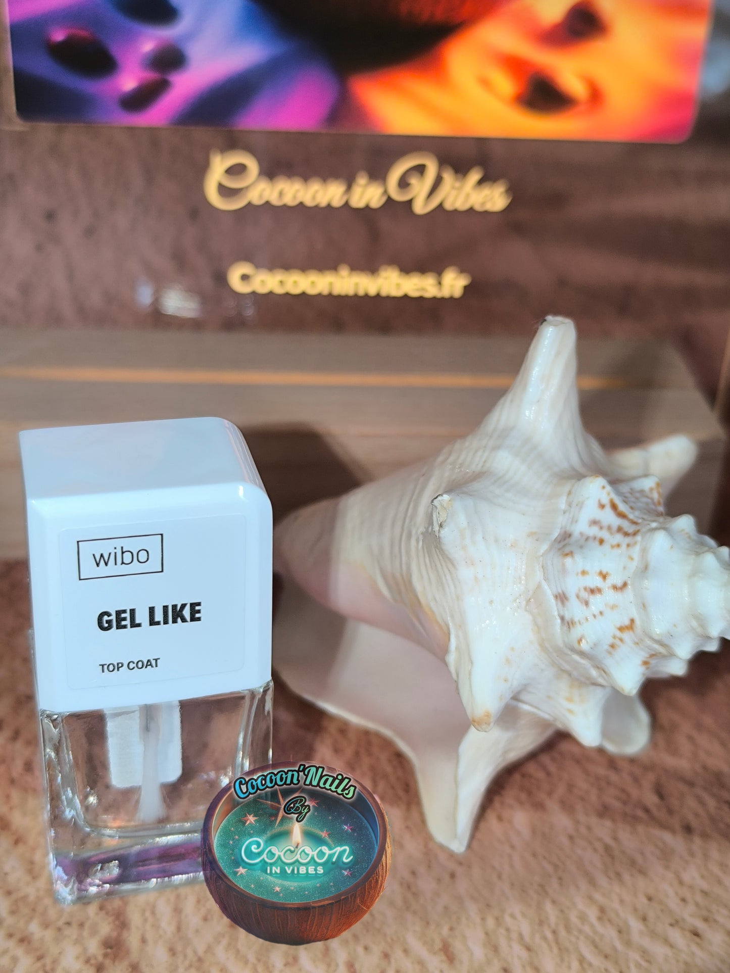 Top Coat Effet Gel Cocoon’Nails – Brillance Premium