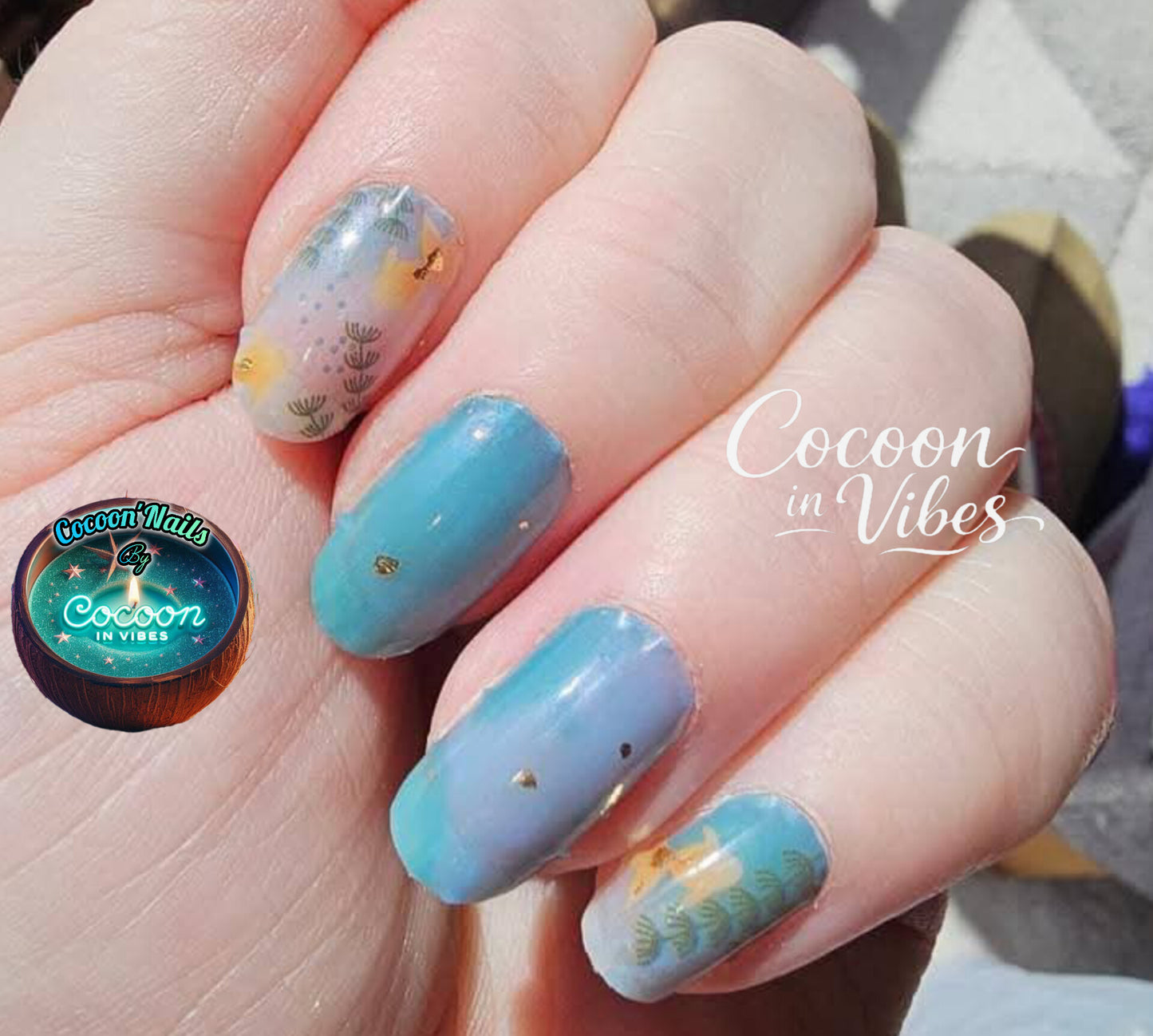 Cocoon’Nails Aqua Dolce – Vernis Autocollant Kit Complet