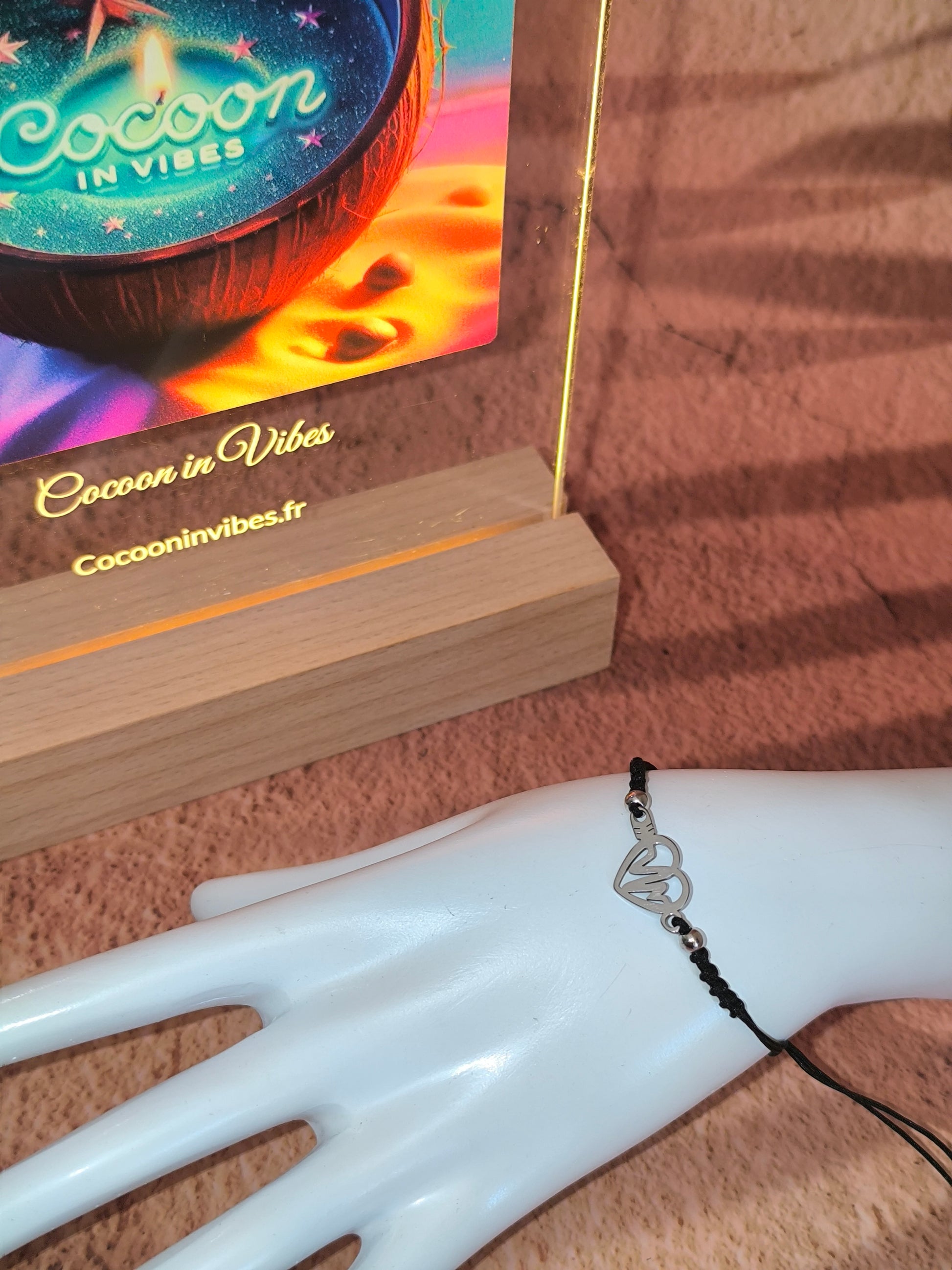 Bracelet Plaque finement Découpée en acier inoxydable – Petit Trésor à Porter