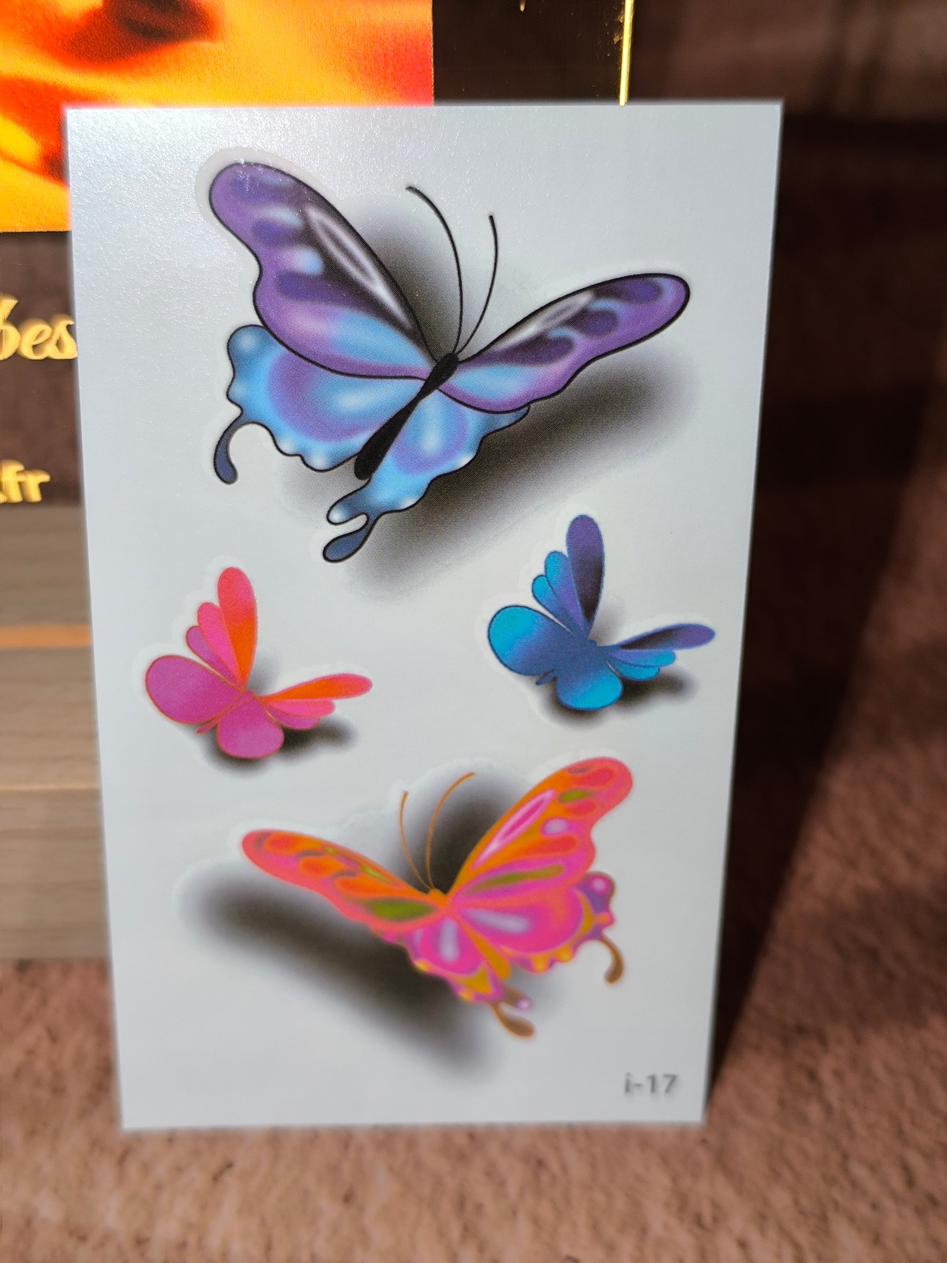 Tatouages Éphémères Papillons Ombrés – Légèreté et Poésie en 3D