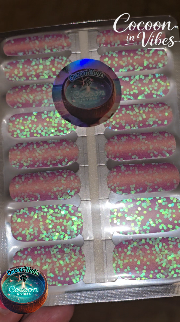 Cocoon’Nails Étincelle d'Automne – Vernis Autocollant Kit Complet