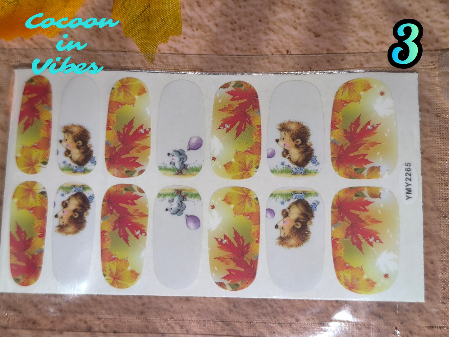 Collection Automne – Manucures Autocollantes