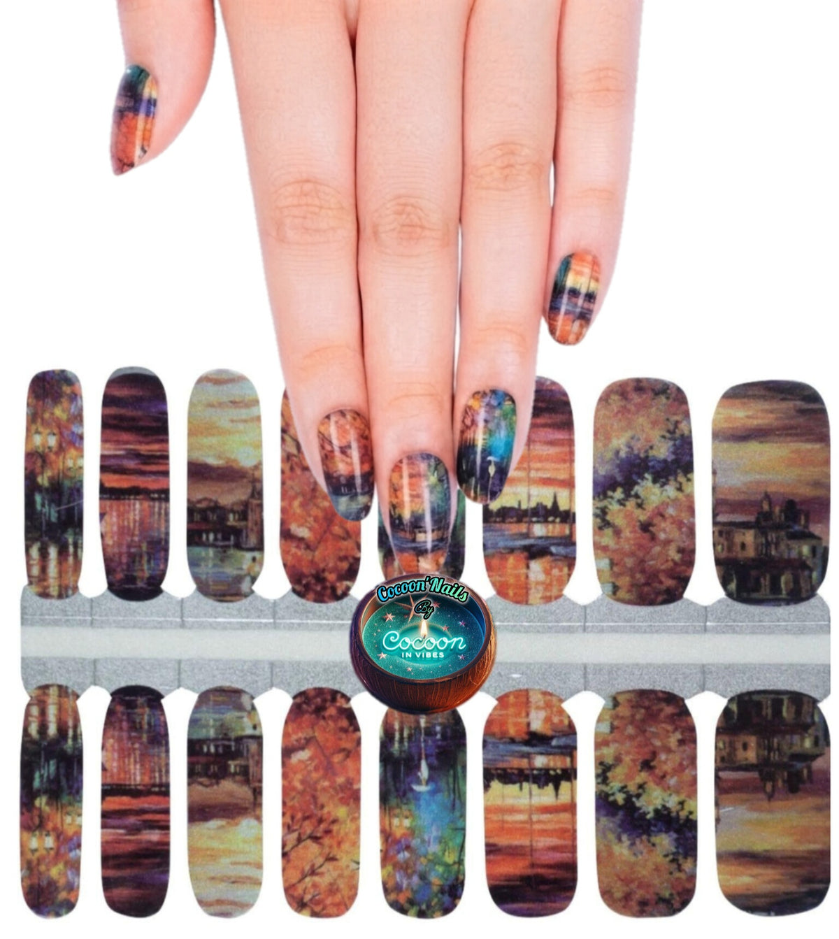 Cocoon’Nails Promenades d'Automne – Vernis Autocollant Kit Complet