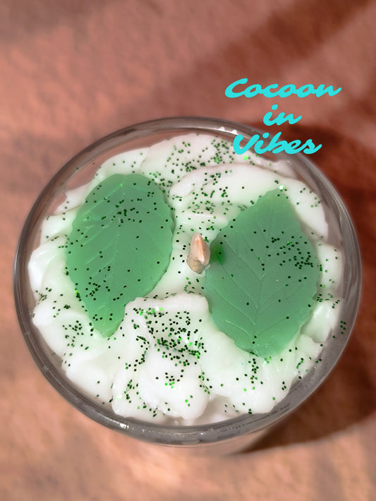 Bougie Gourmande Artisanale – Menthe Poivrée 70g