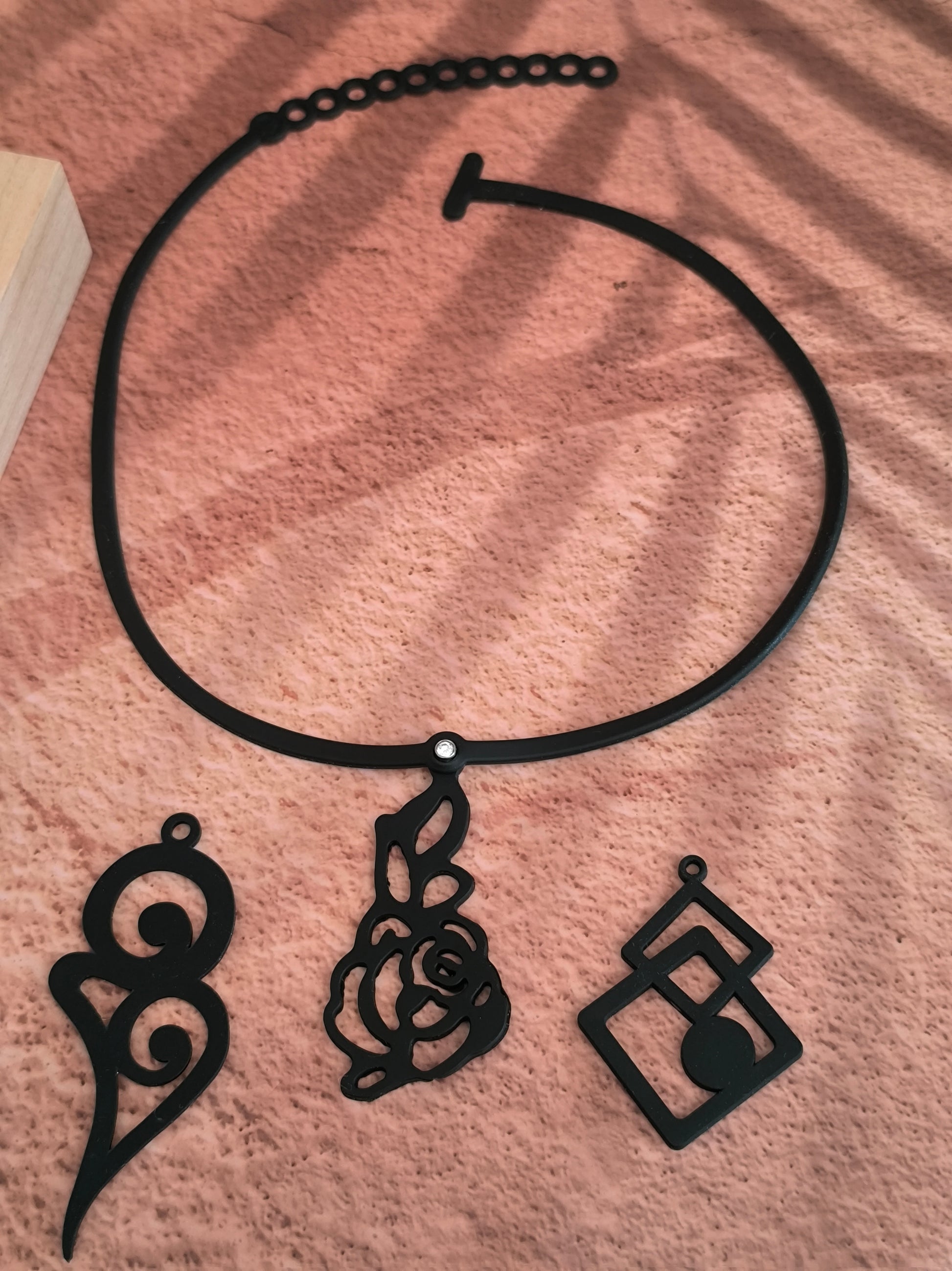 Ensemble Collier & Pendentifs Interchangeables