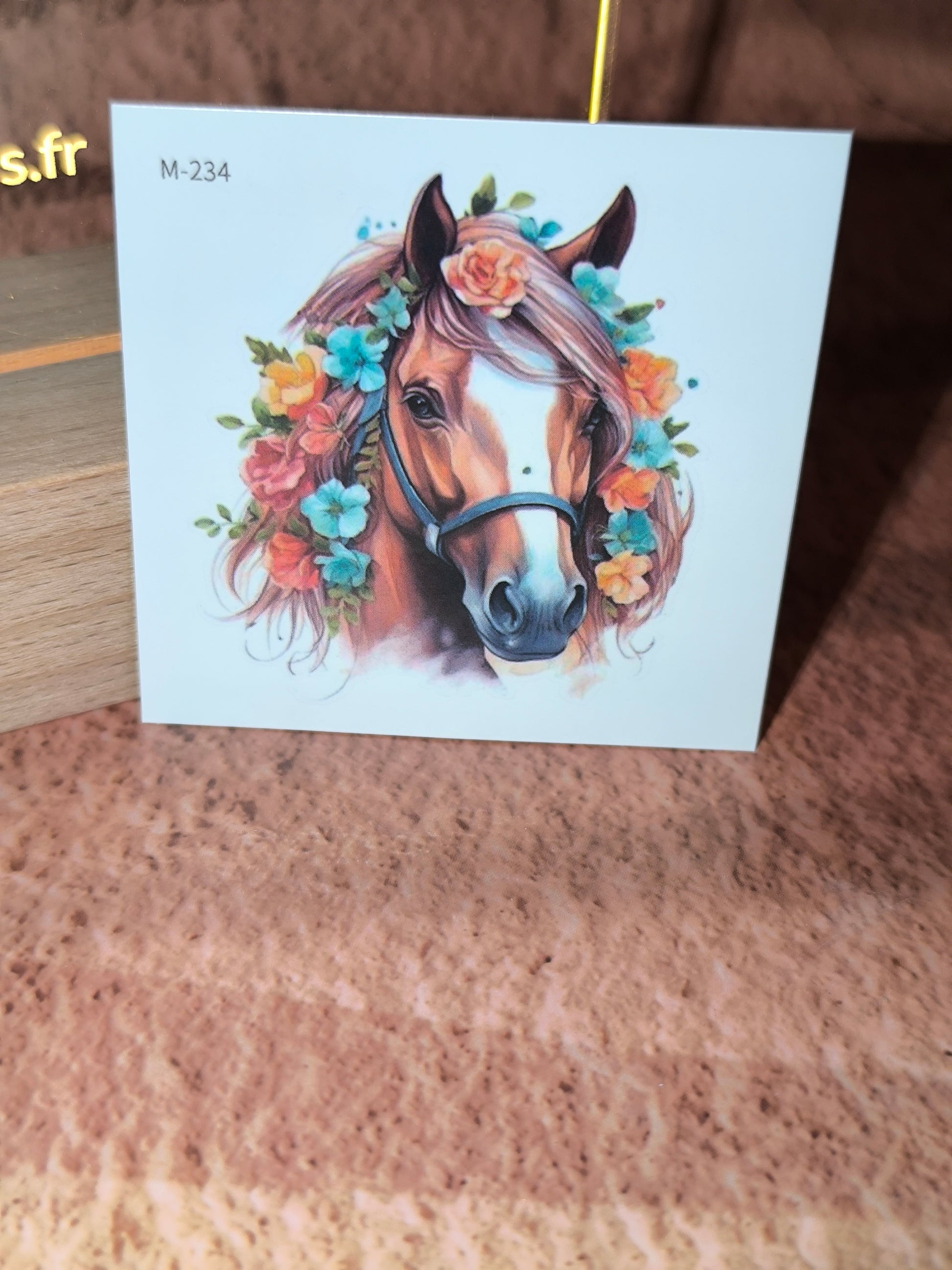 Tatouages Éphémères Chevaux & Fleurs – L’Esprit Libre sur la Peau