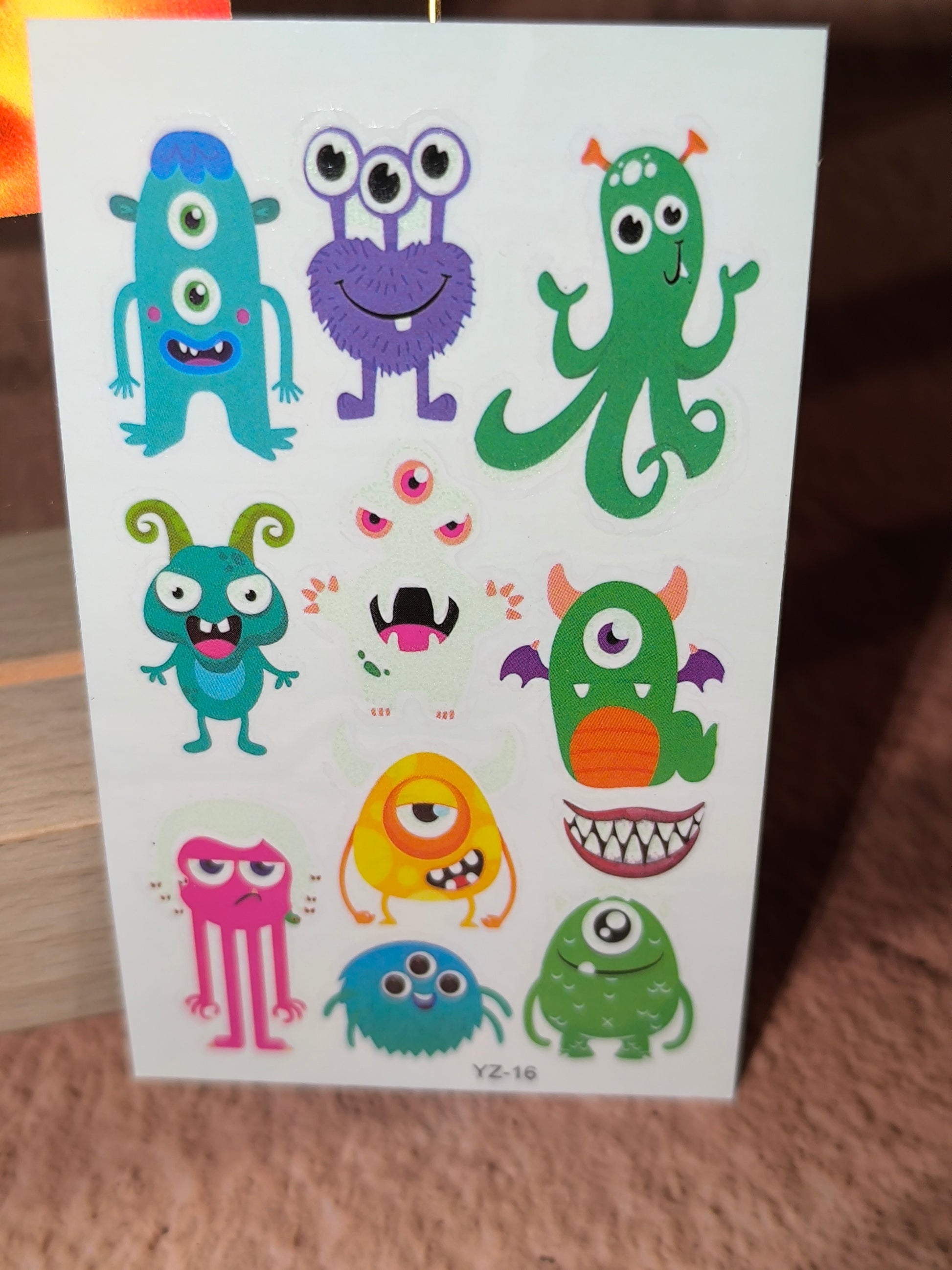 Tatouages Éphémères Enfants Phosphorescents – Petites Magies qui Brillent