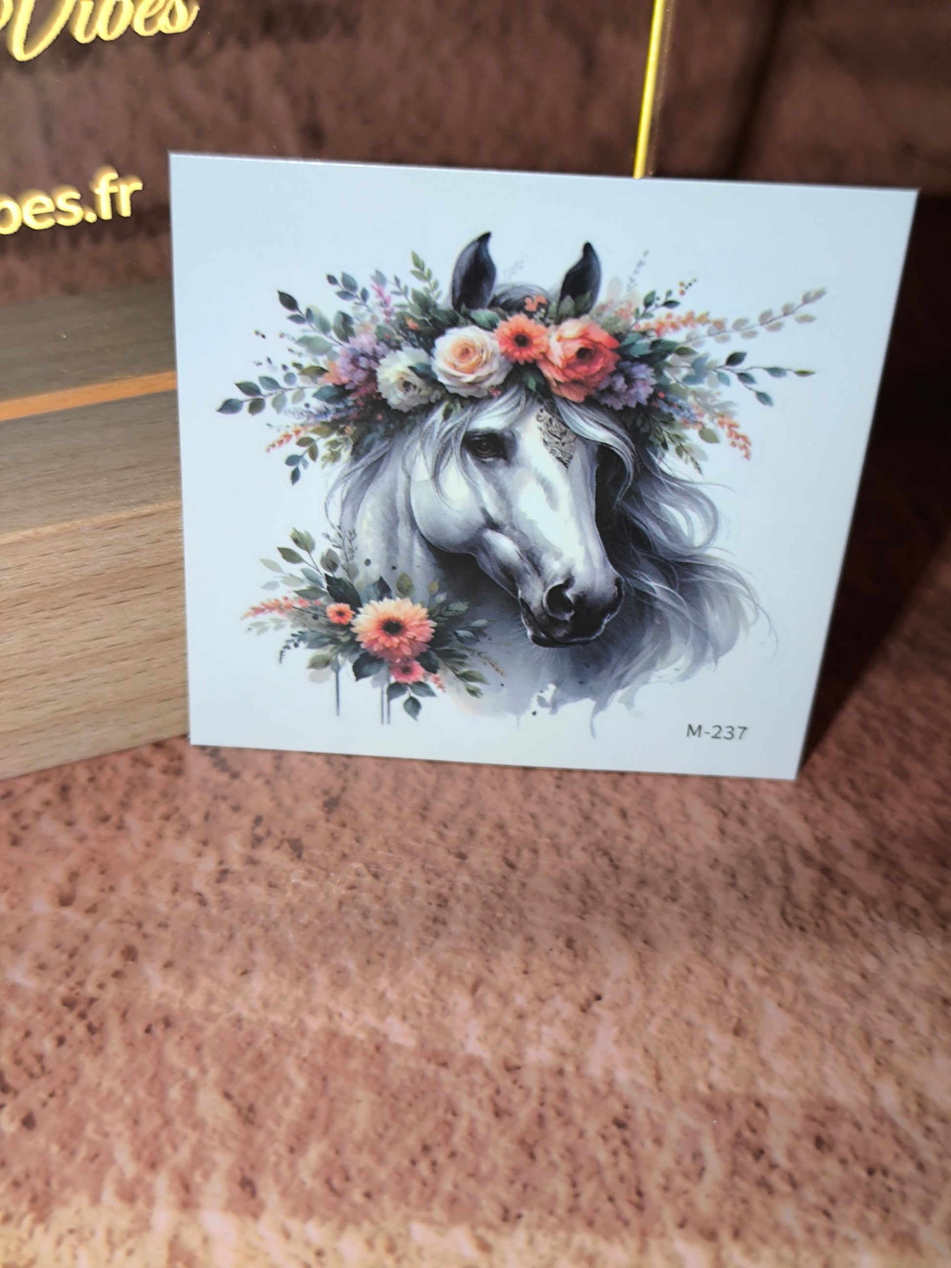 Tatouages Éphémères Chevaux & Fleurs – L’Esprit Libre sur la Peau